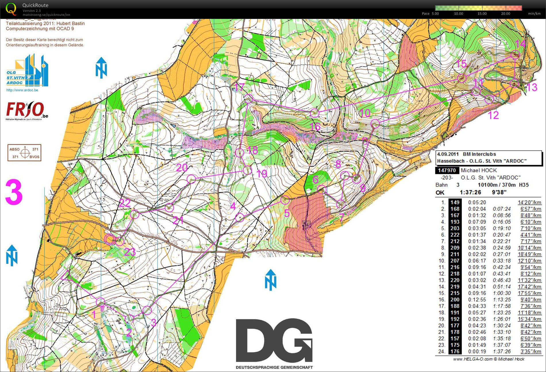 Belgische Meisterschaft Interclubs (2011-09-04)