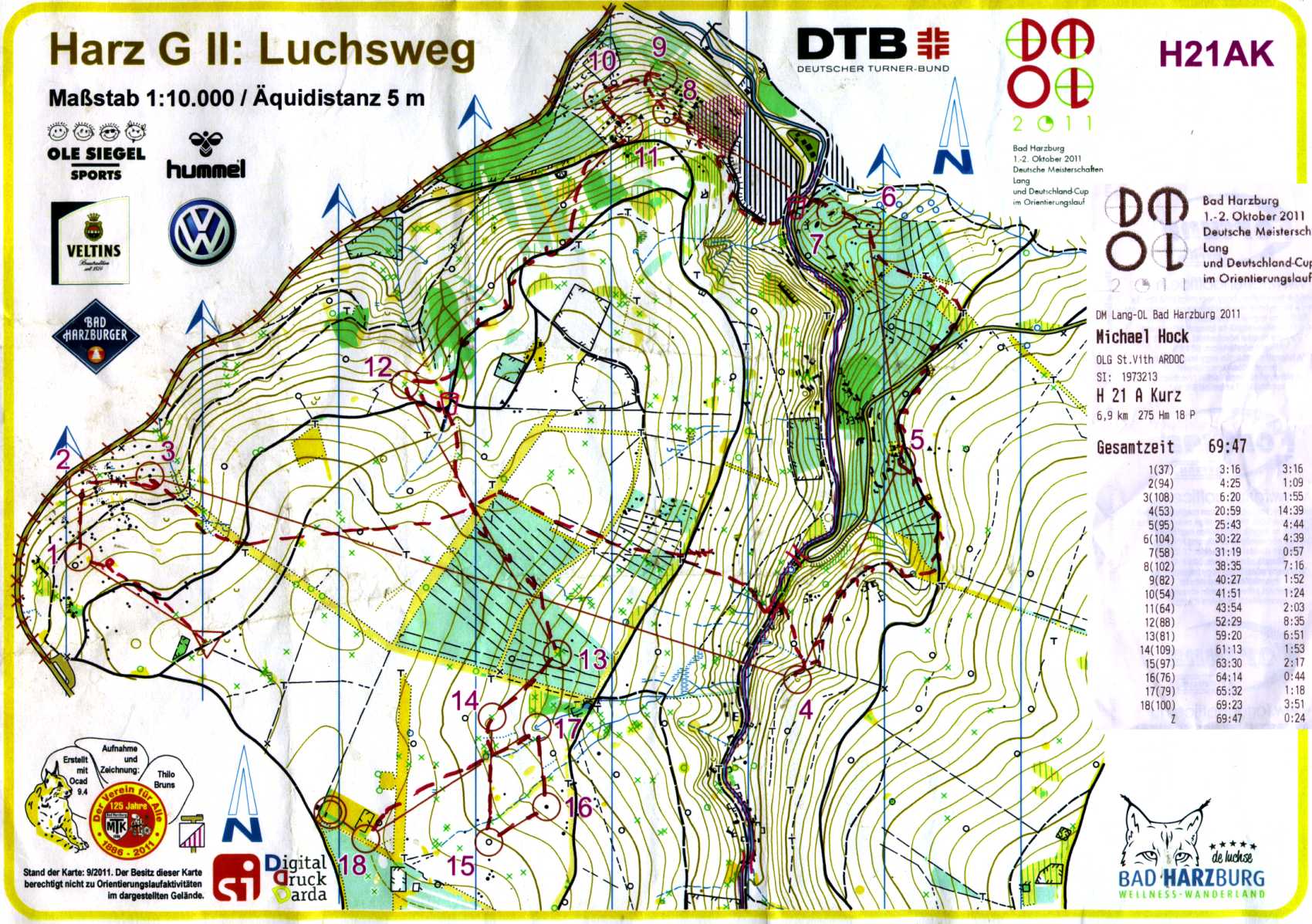 Deutsche Meisterschaft Lang (01.10.2011)