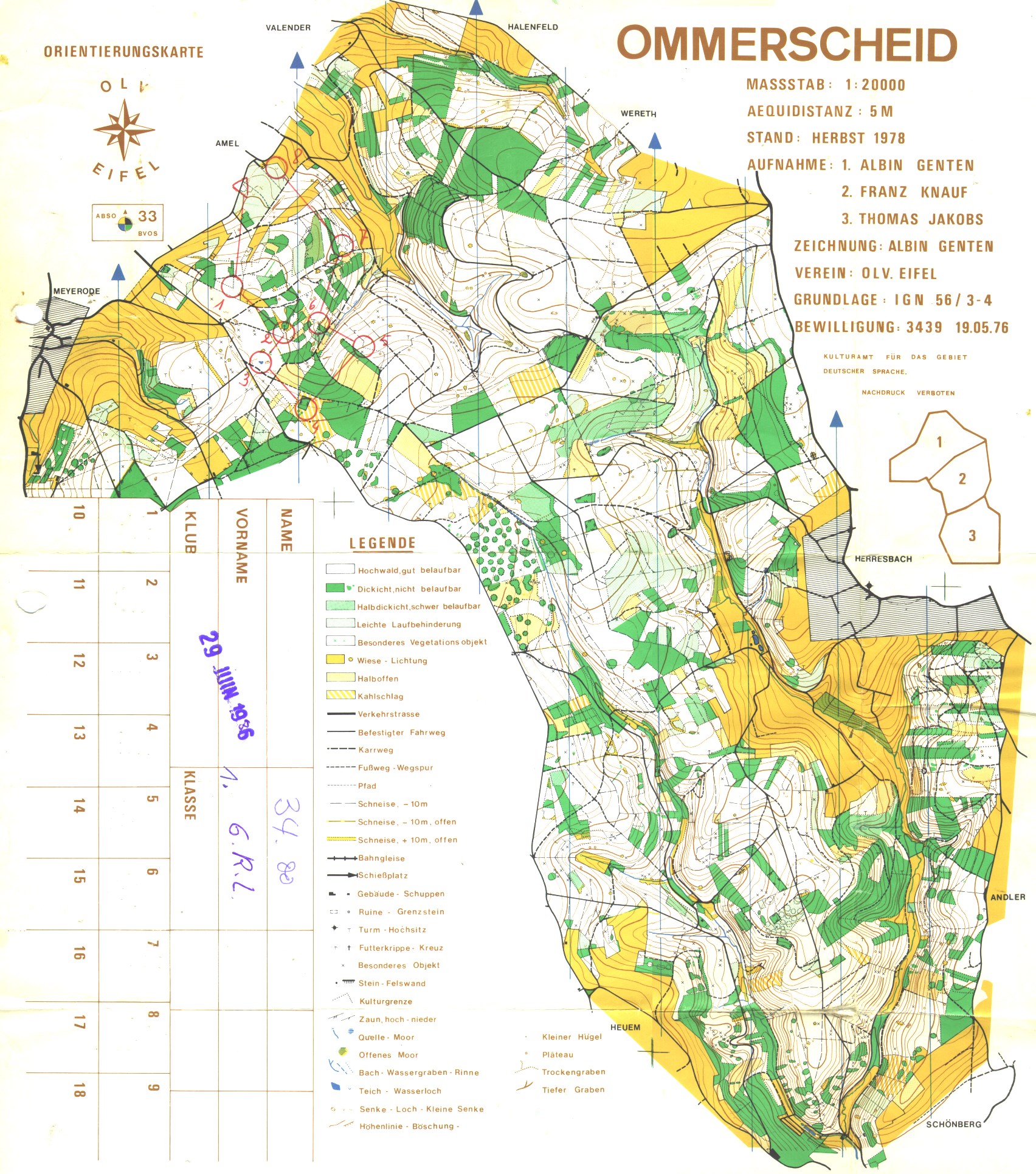 Regionaler OL (29.06.1986)