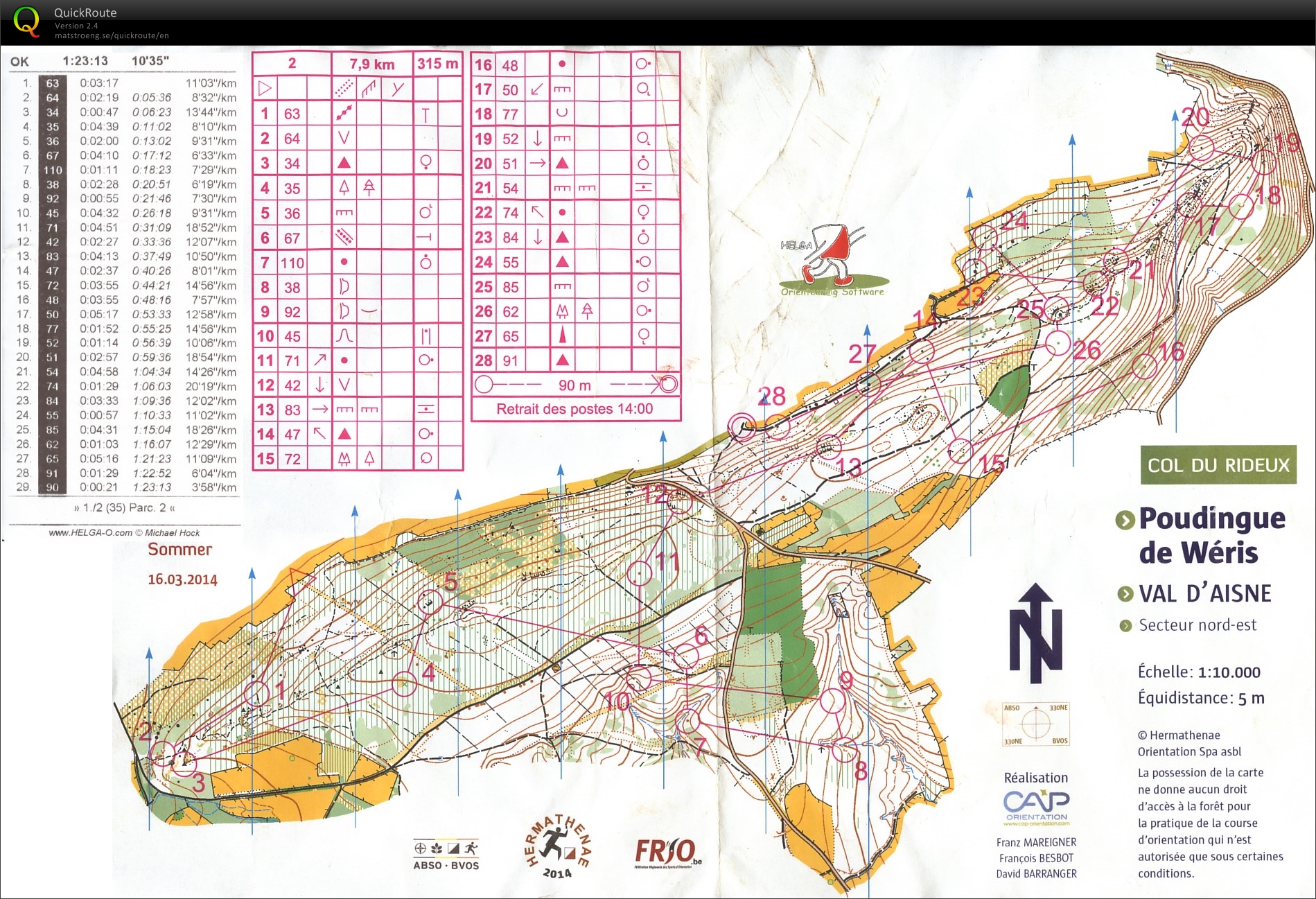 Regionaler Sommerlauf (16.03.2014)