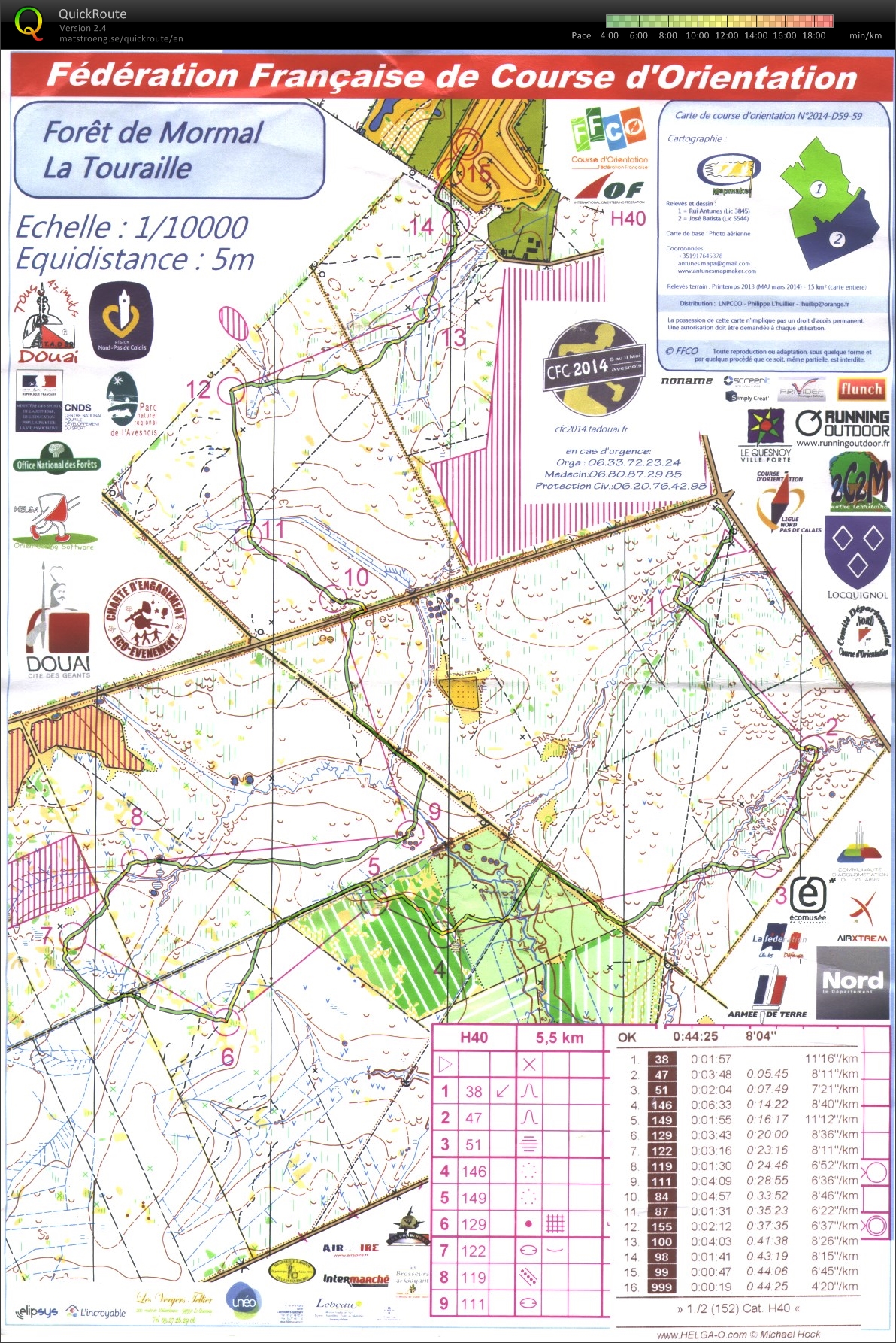 Championnat de France de Moyenne Distance (10.05.2014)