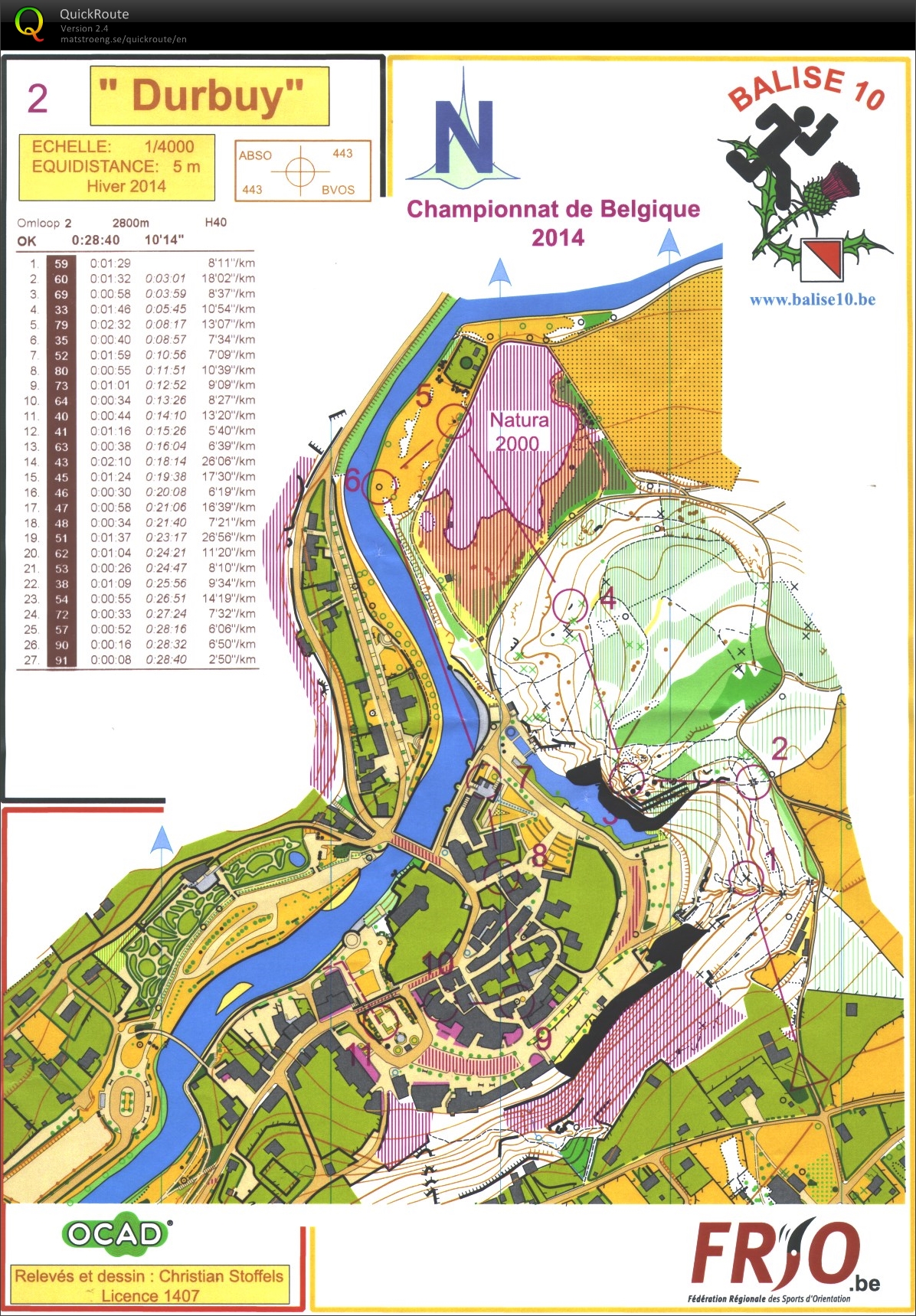 Belgische Meisterschaft Sprint (18.05.2014)