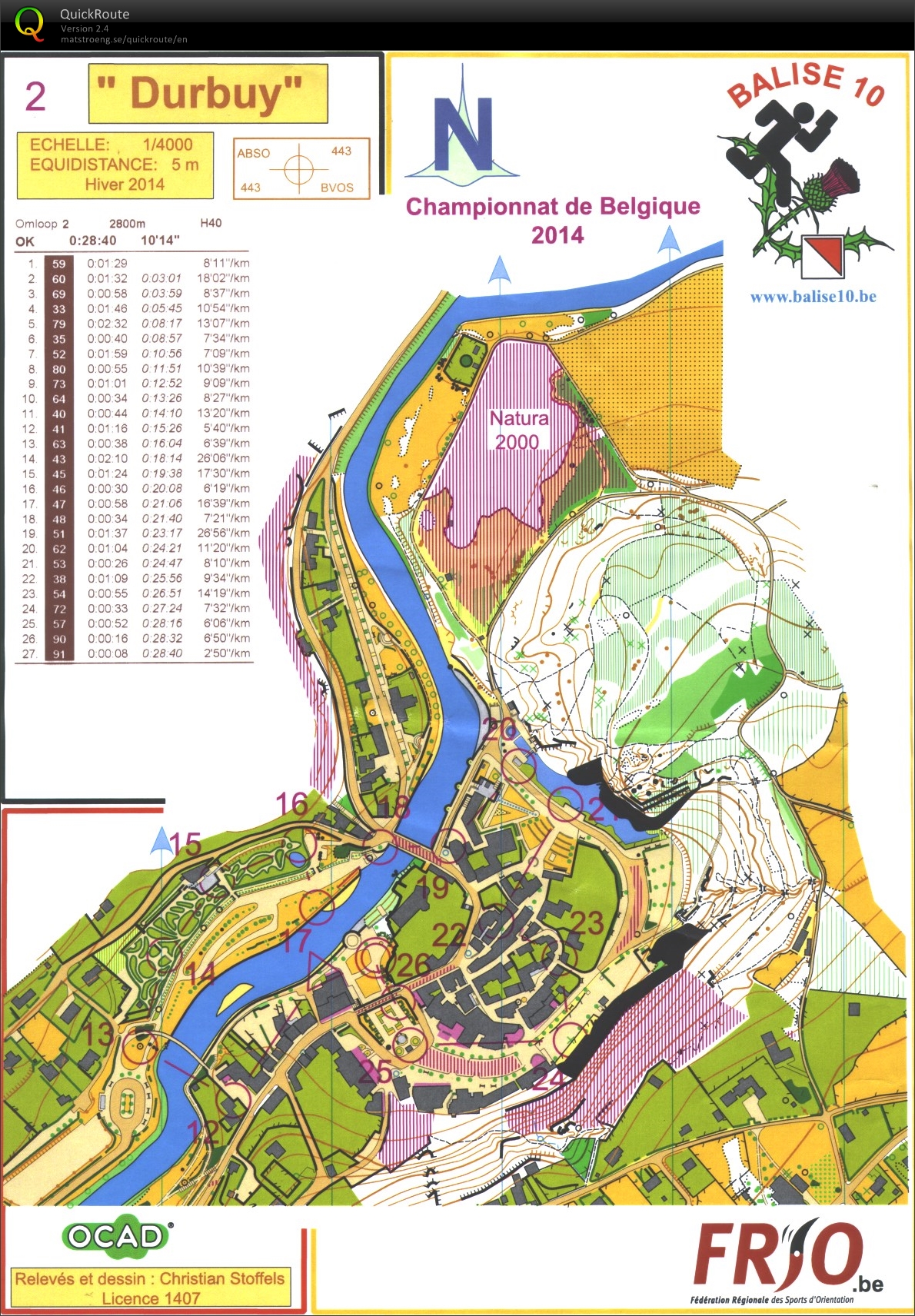 Belgische Meisterschaft Sprint (18.05.2014)