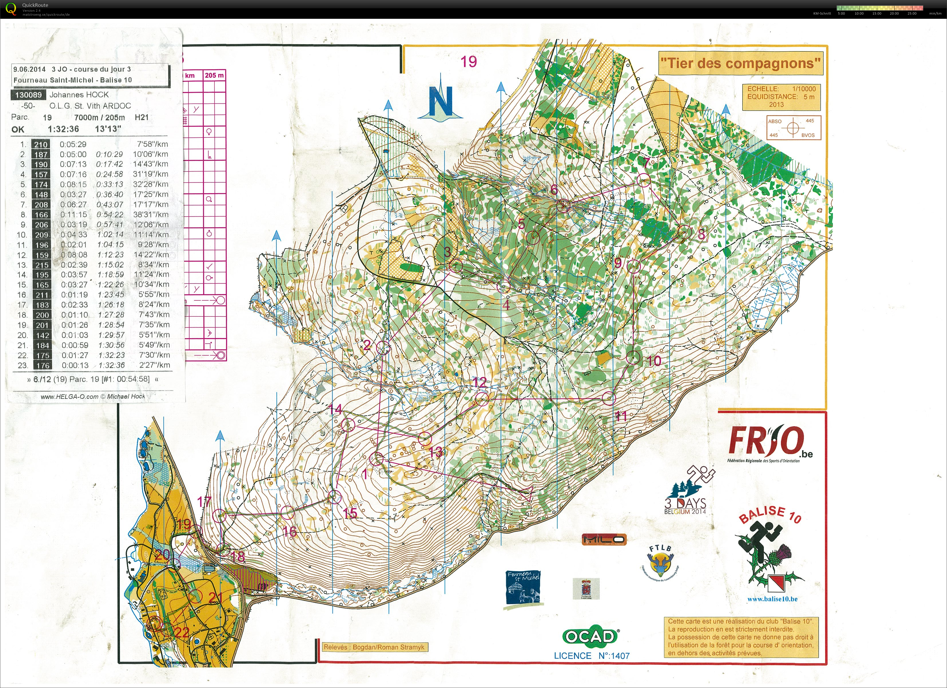 3 JO - course du jour 3 (09.06.2014)