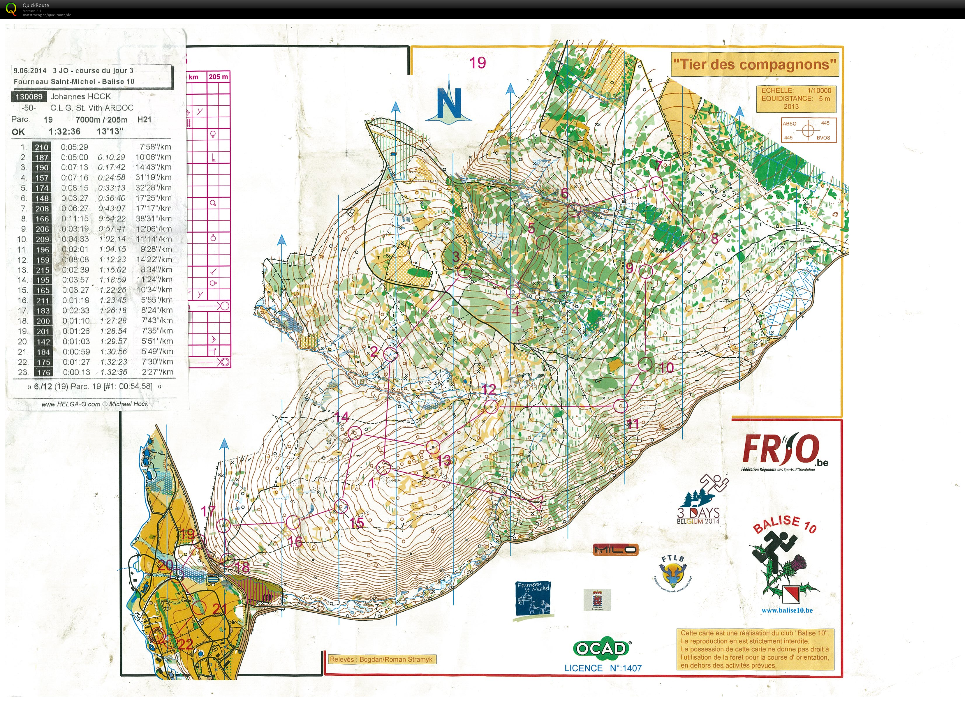 3 JO - course du jour 3 (09.06.2014)