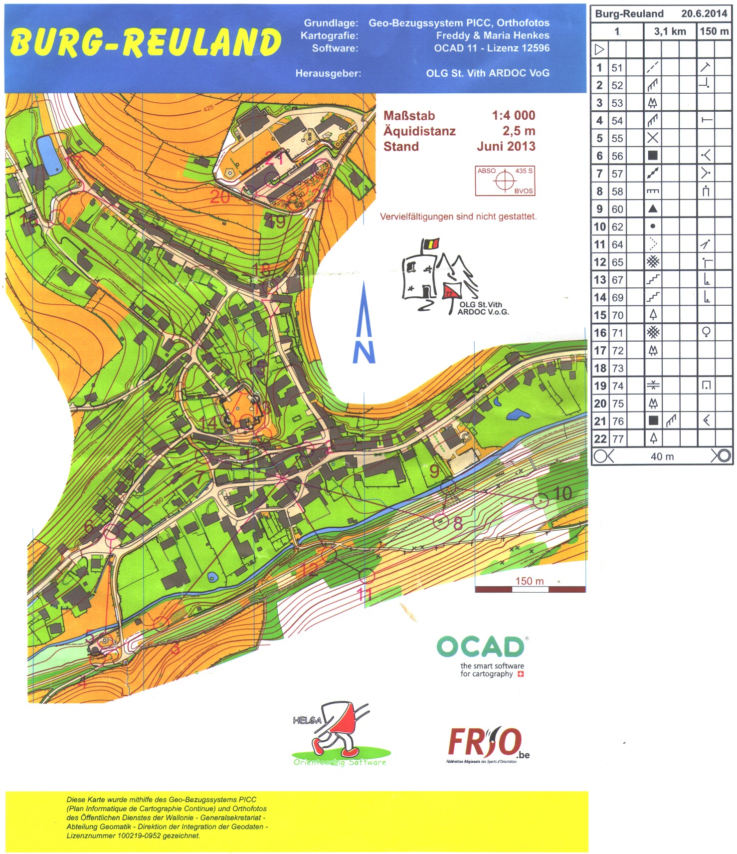 Ostbelgische Meisterschaft Sprint (25.06.2014)