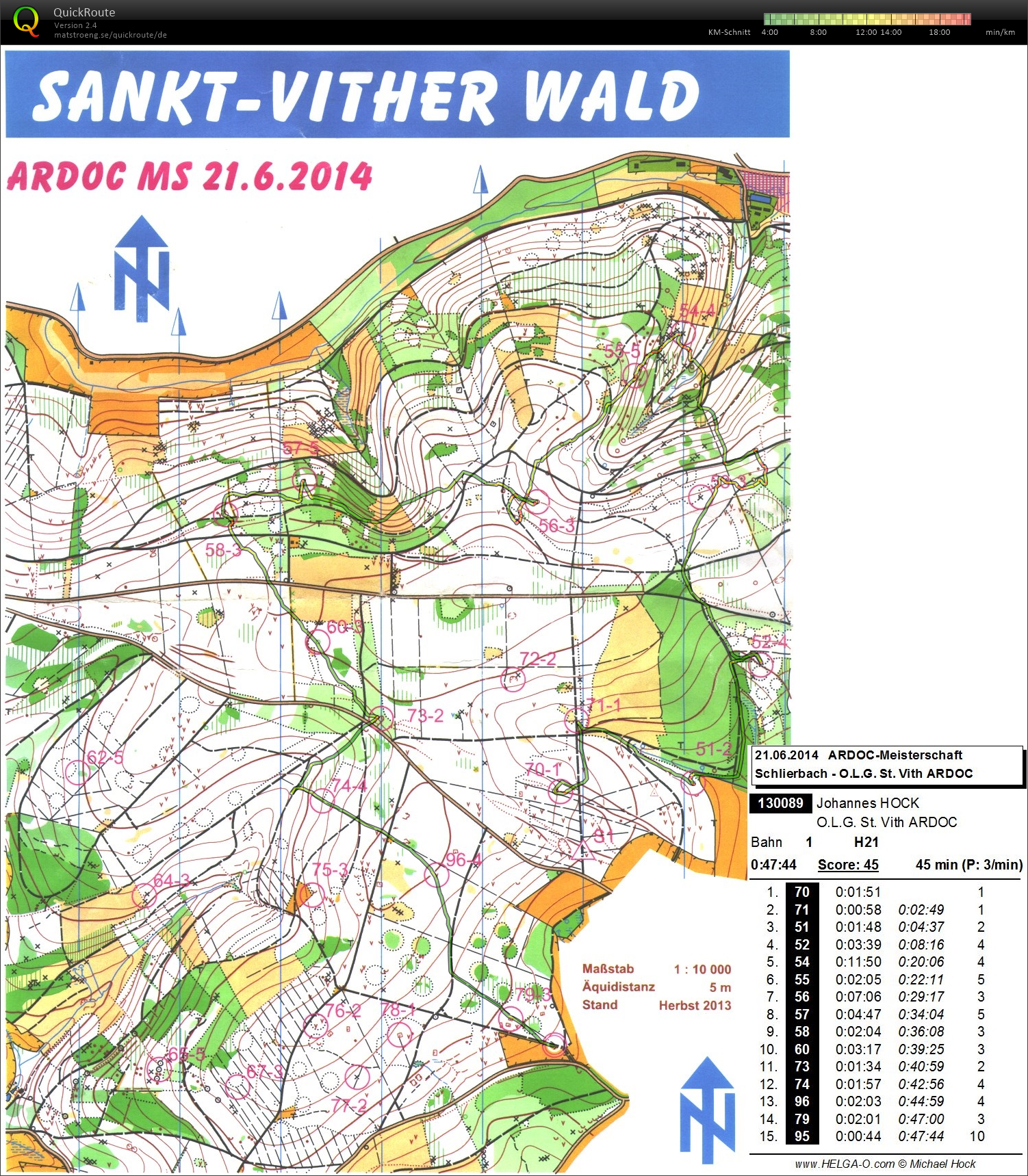 Ardoc-Meisterschaft Scorelauf (21.06.2014)