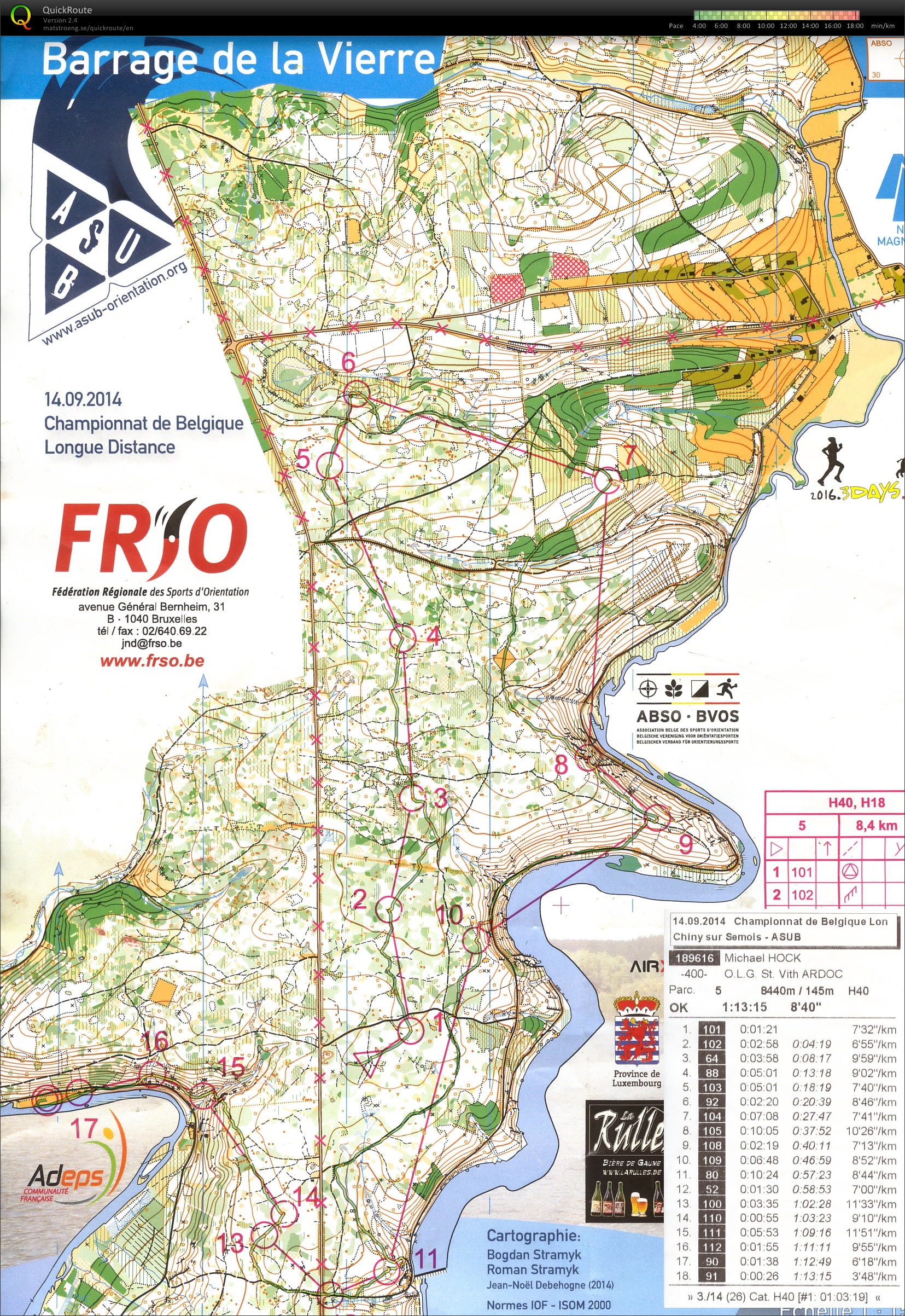 Championnat de Belgique Longue Distance (2014-09-14)