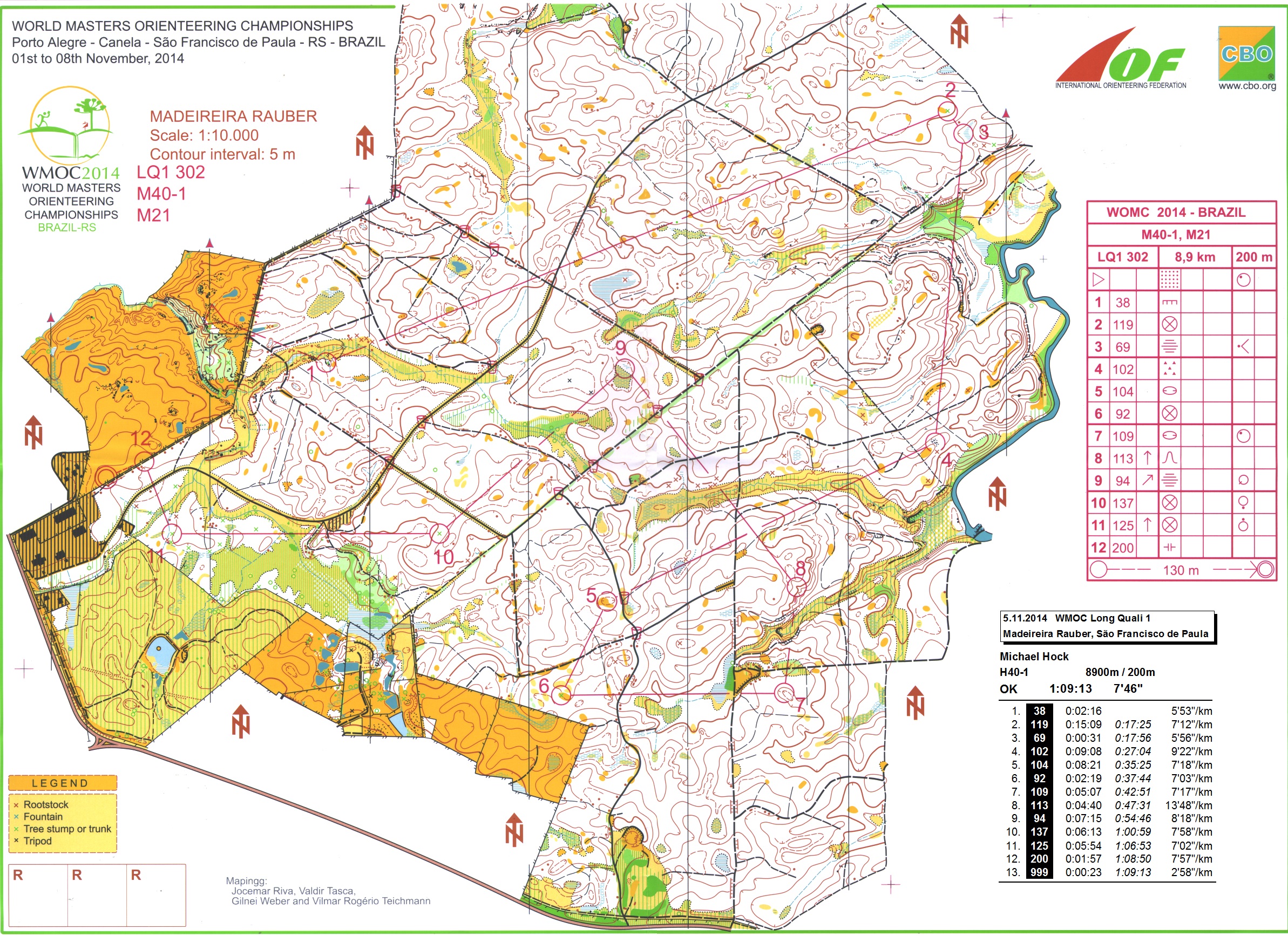 WMOC 2014 Long Qualification 1 (05.11.2014)
