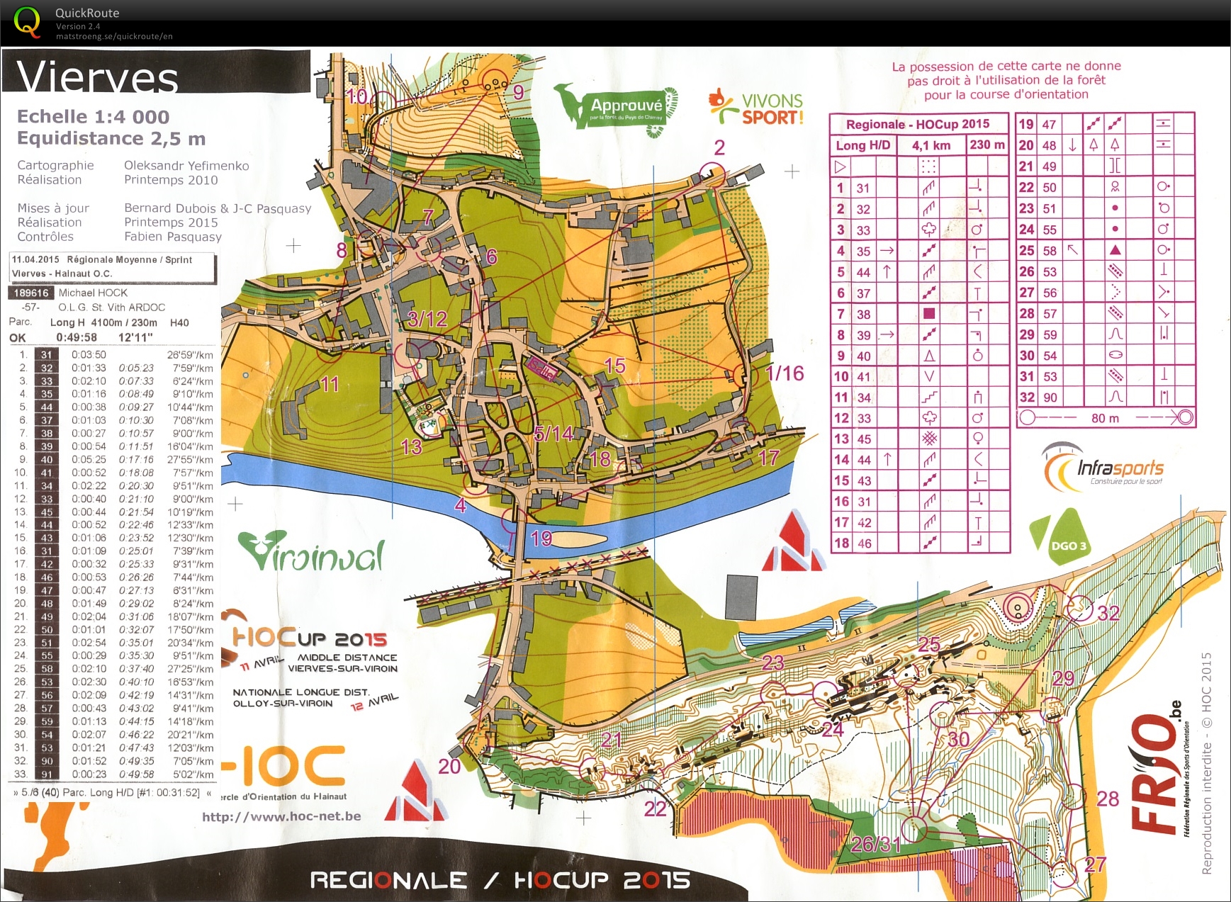 Régionale Middle/Sprint (11.04.2015)