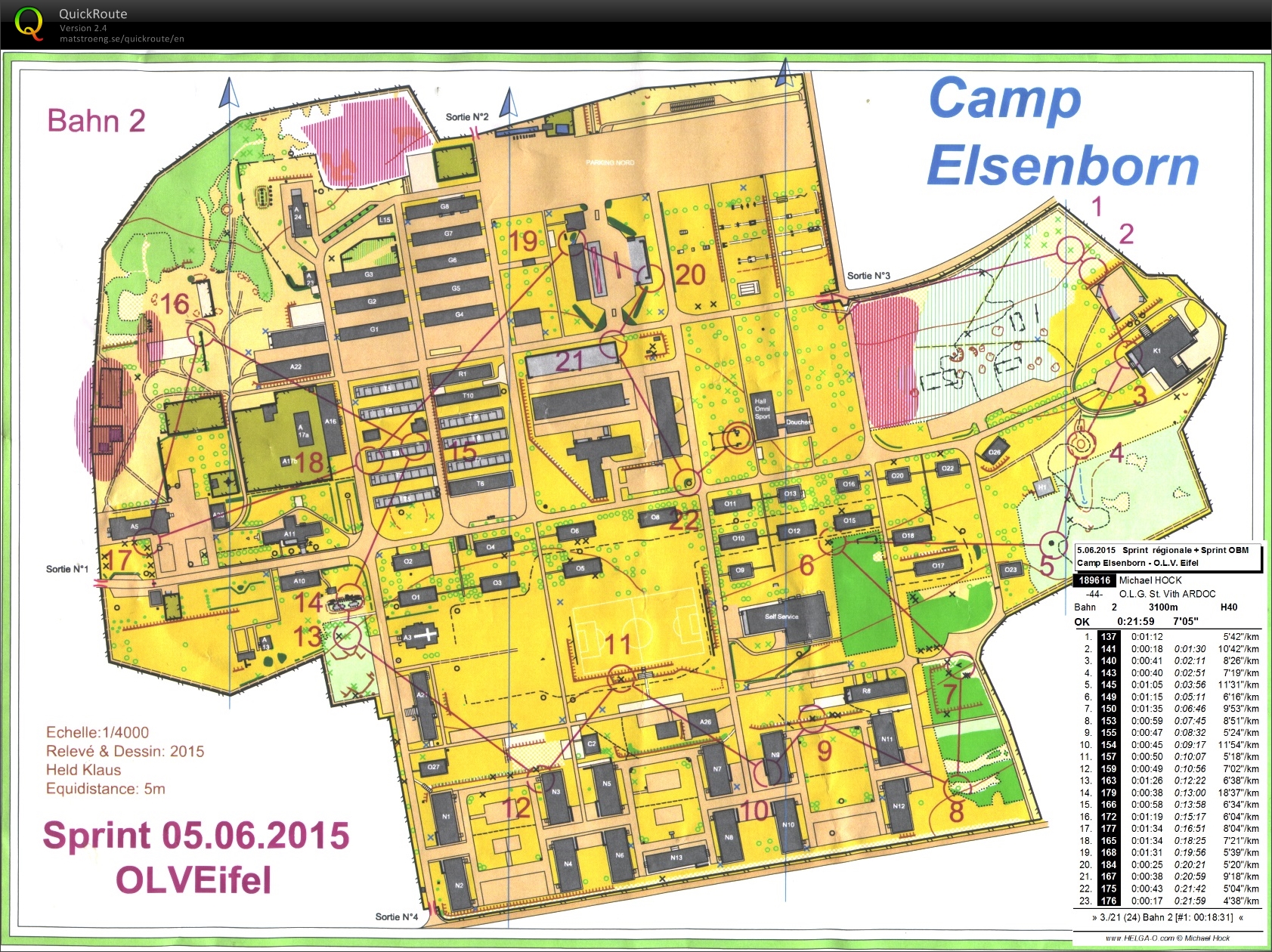Ostbelgische Meisterschaft - Sprint (05.06.2015)