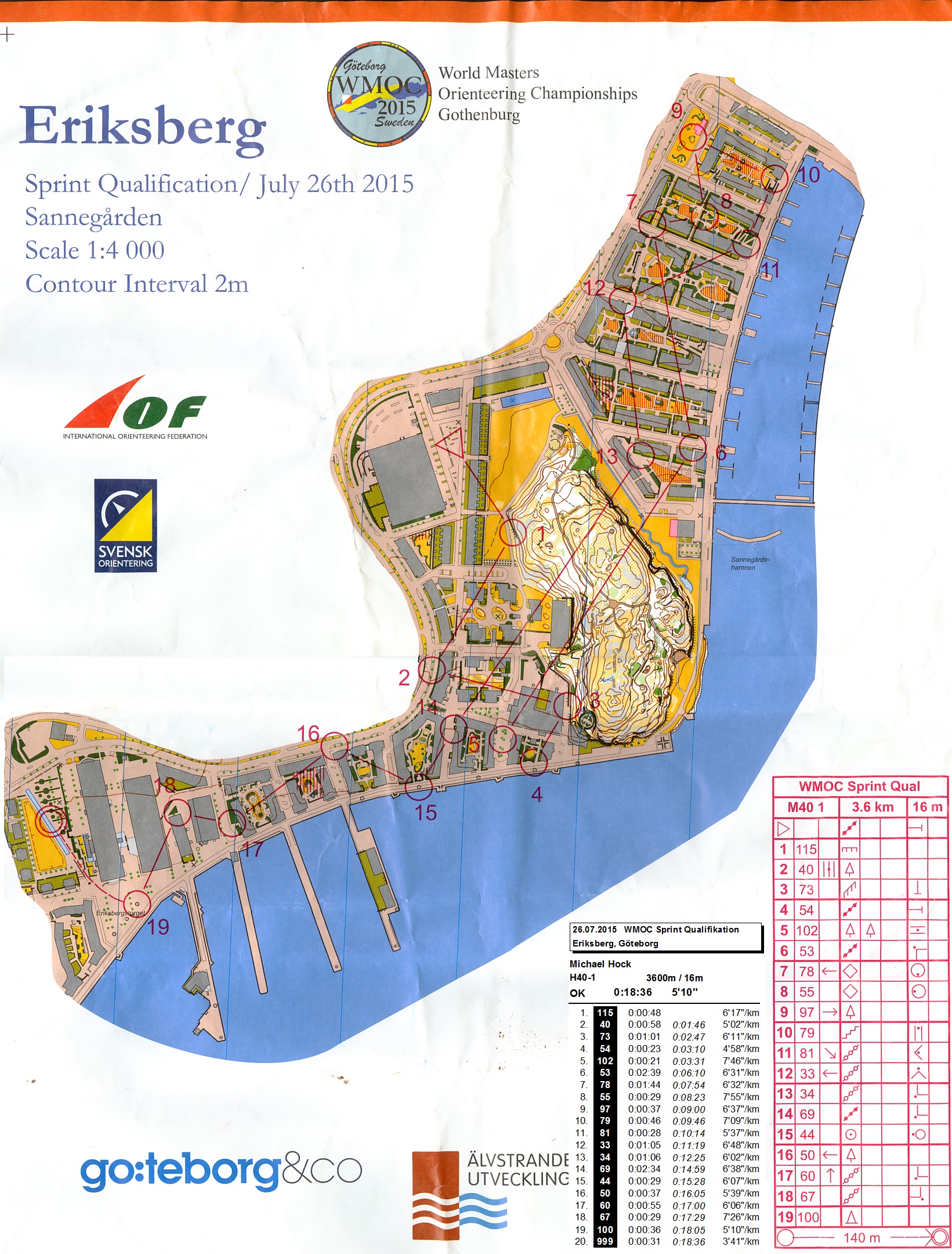 WMOC 2015 Sprint Qualification (26.07.2015)