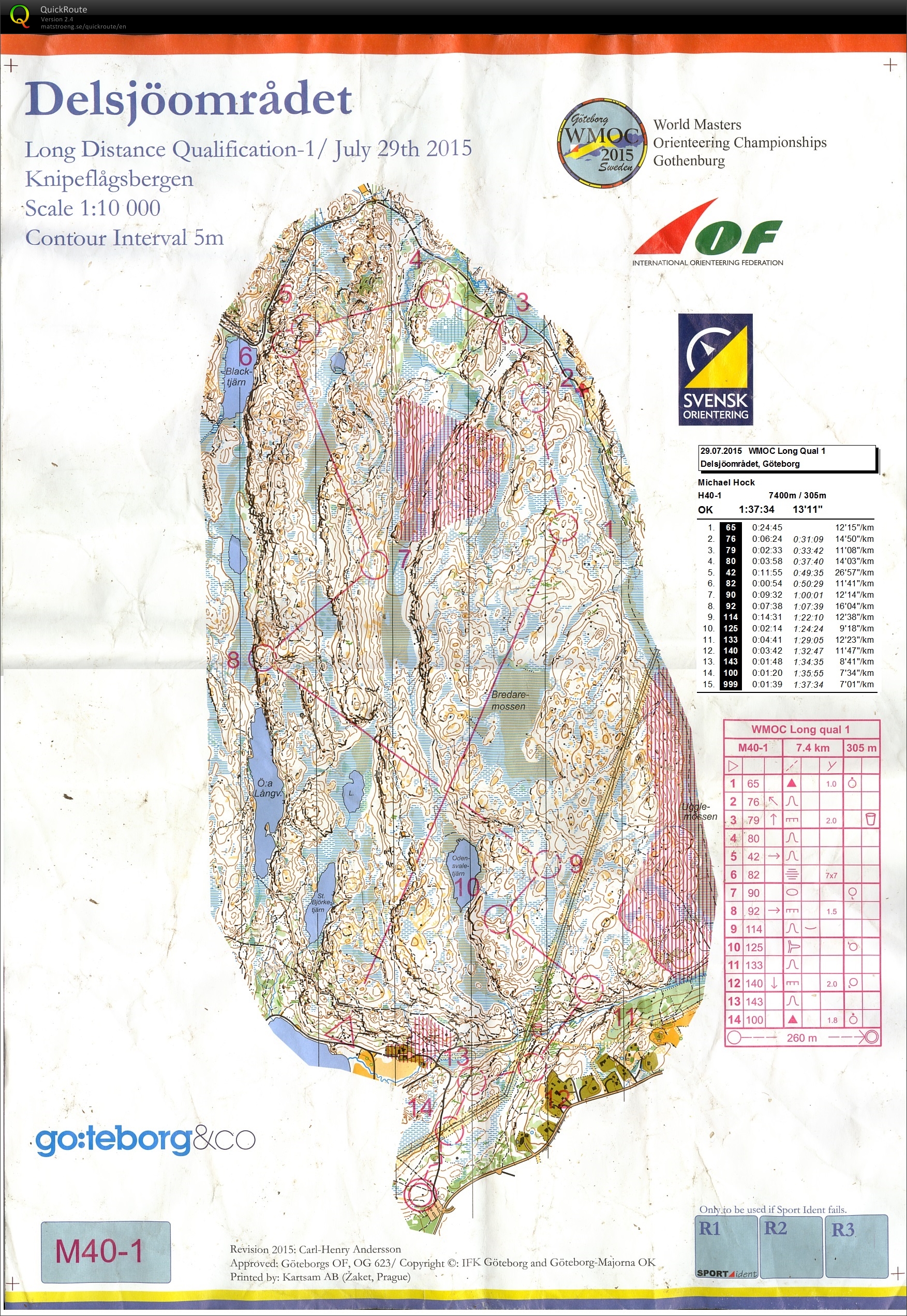 WMOC 2015 Long Qualification 1 (2015-07-29)