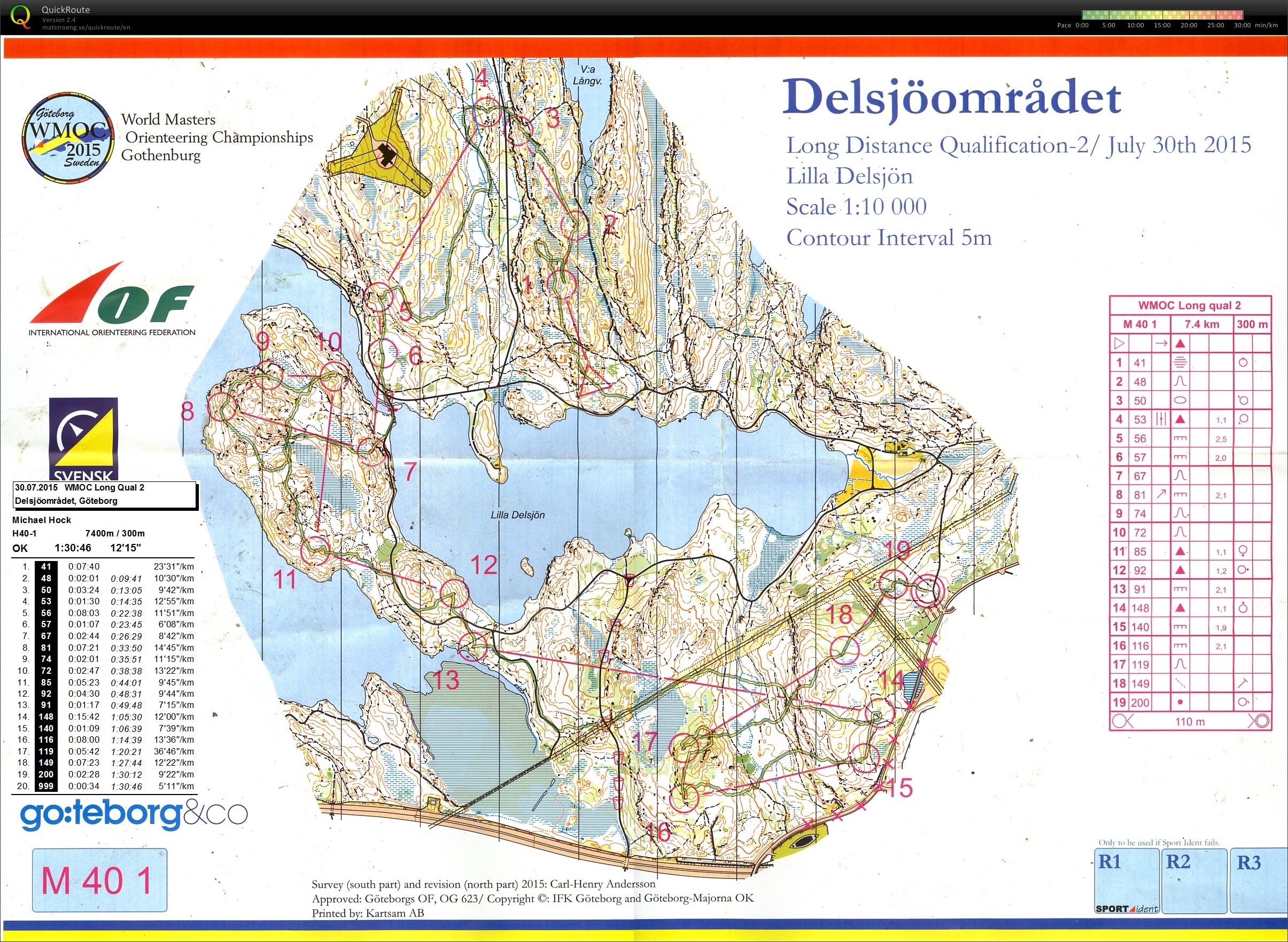 WMOC 2015 Long Qualification 2 (30.07.2015)