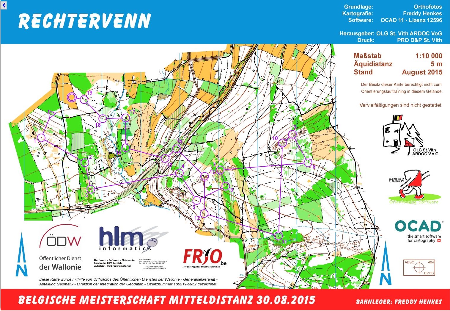 Belgische Meisterschaft Middle (30.08.2015)