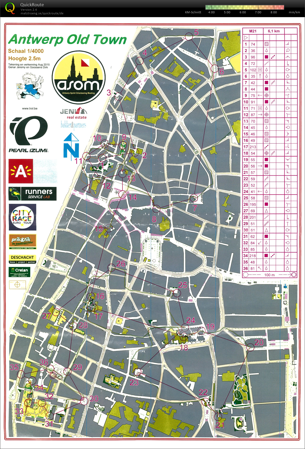 Antwerp Sprint Orienteering Meeting (06.09.2015)
