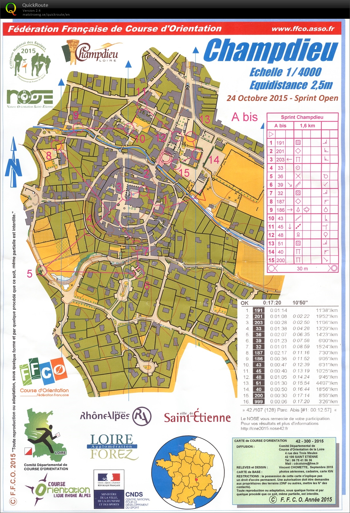 Départementale Sprint (2015-10-24)