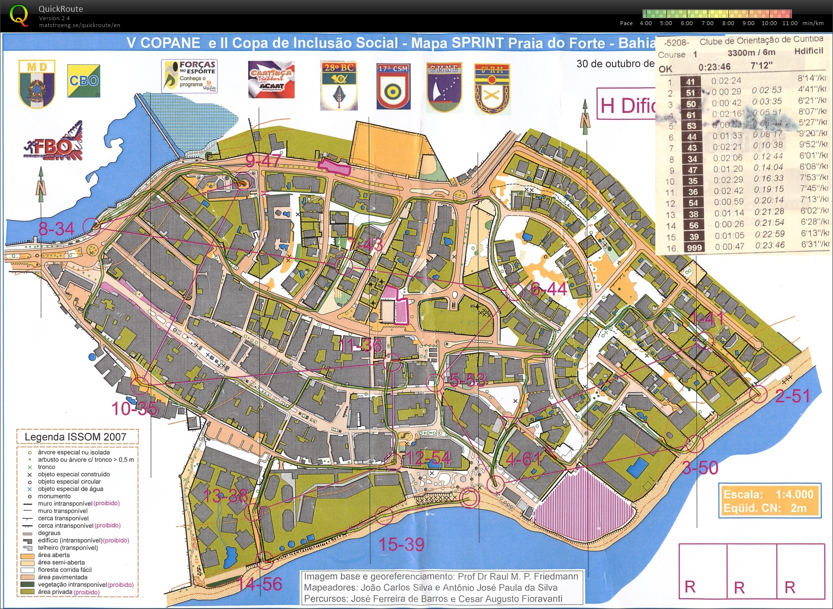 Copa Nordeste de Orientação 2015 - Sprint (30.10.2015)
