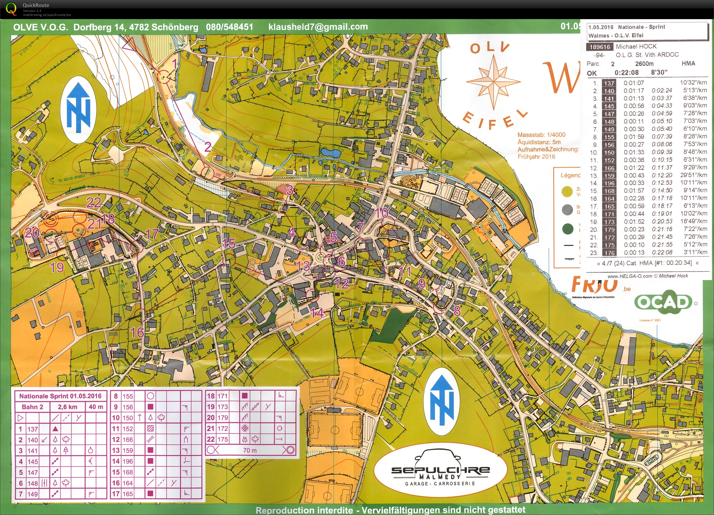 Nationaler Sprint (01.05.2016)
