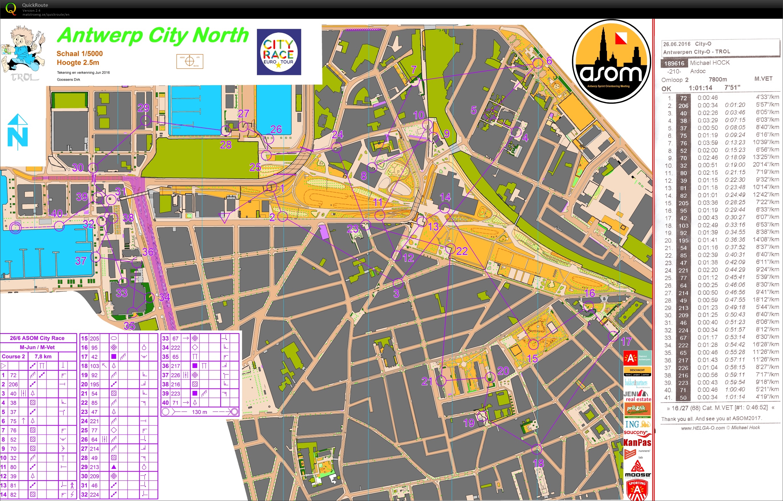 ASOM 2016 City Race (26.06.2016)