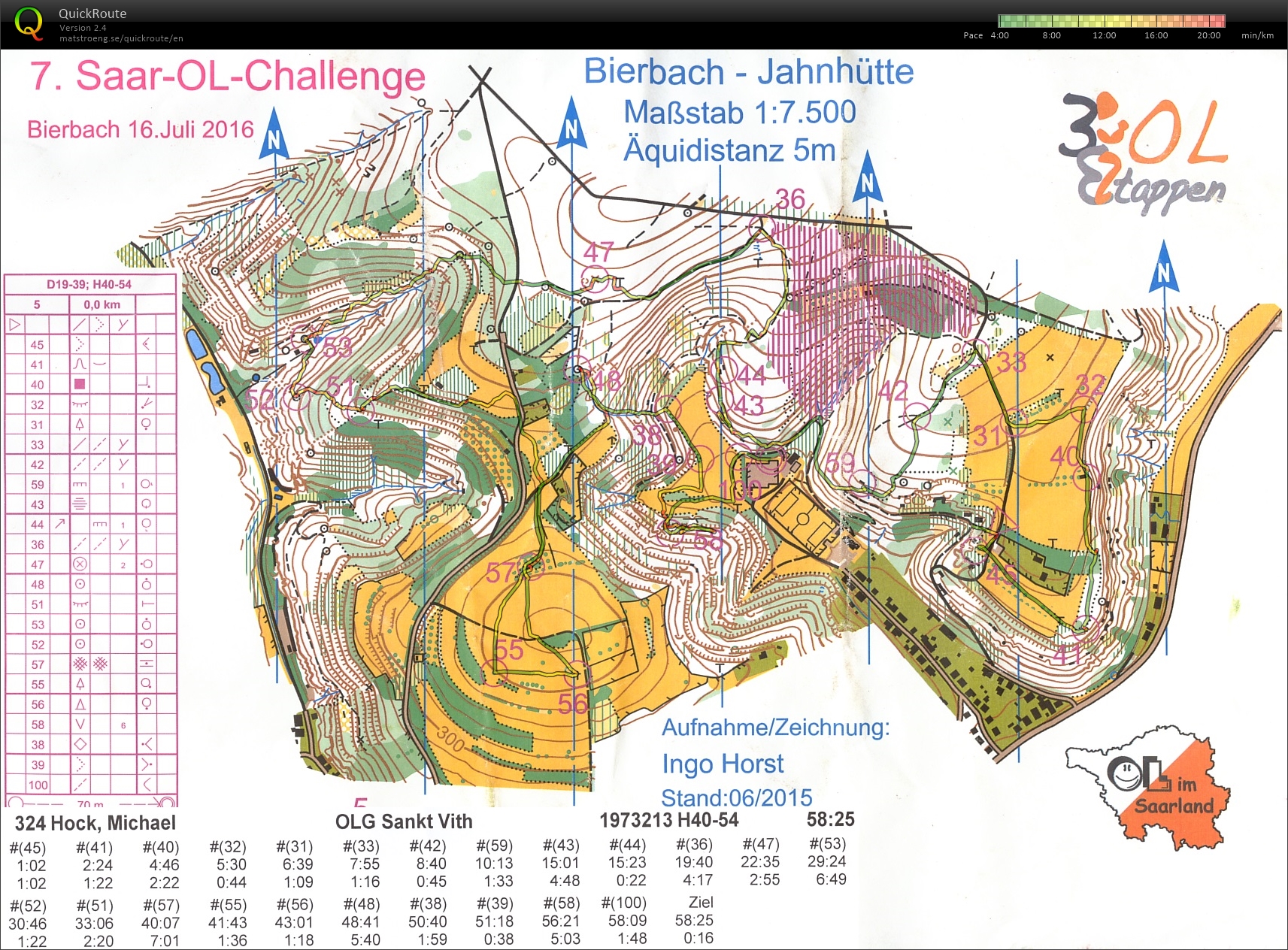 Saar-OL Challenge 2016 (16-07-2016)