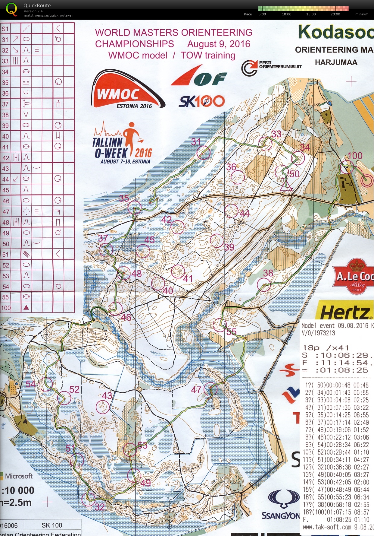 WMOC 2016 Long Model (09.08.2016)