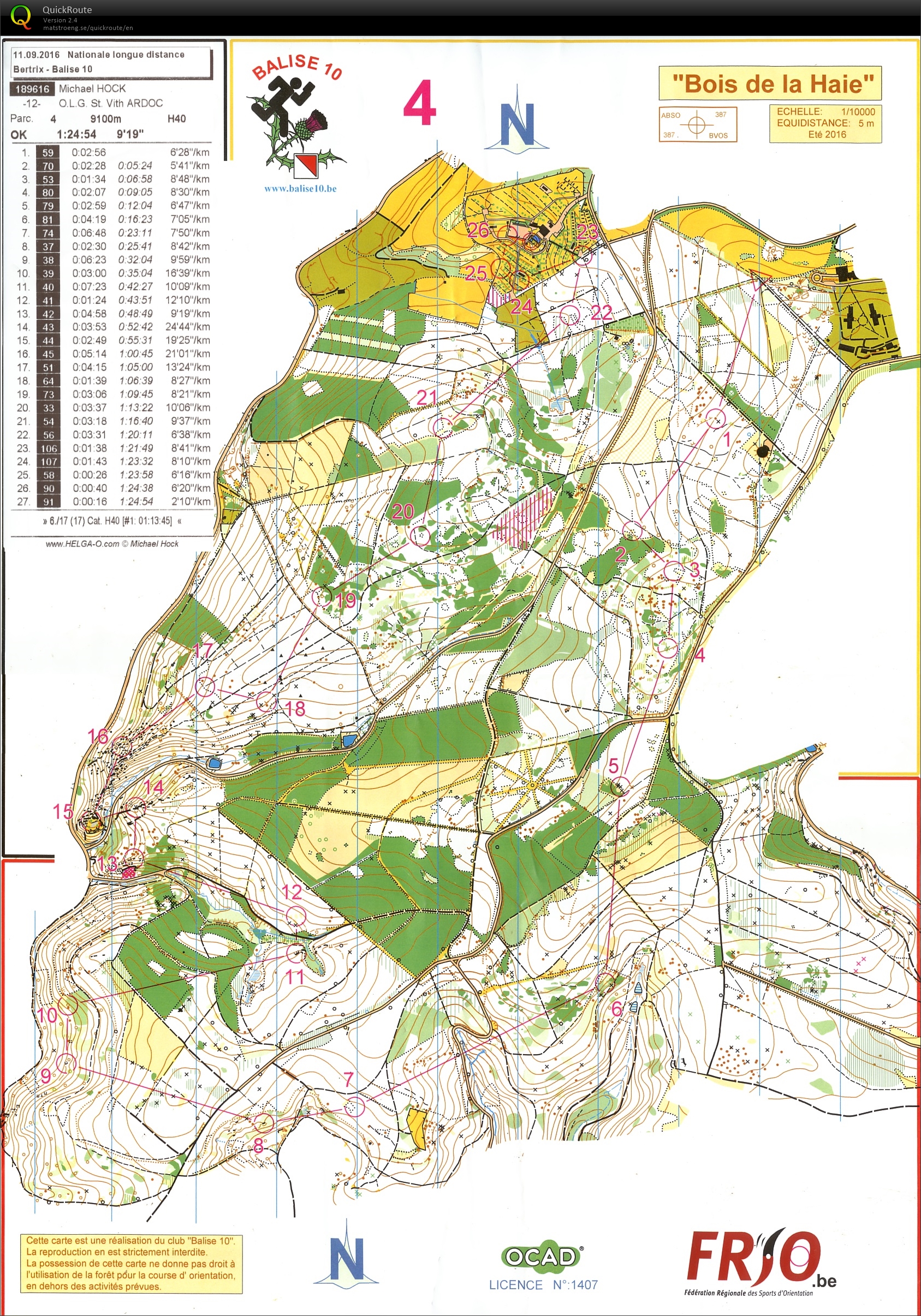 Nationale Longue Distance (11.09.2016)