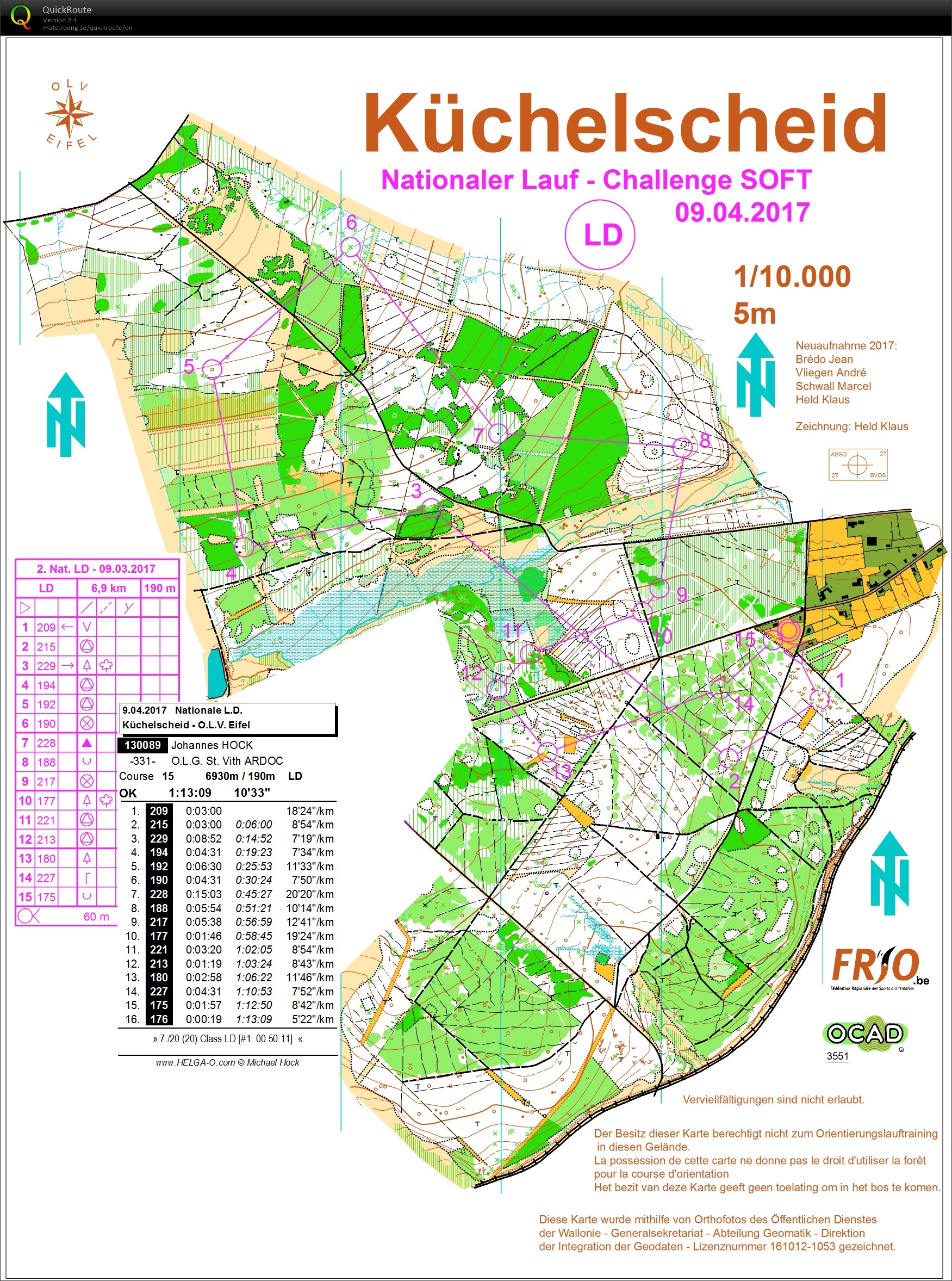 Nationaler Lauf - Challenge SOFT (09.04.2017)