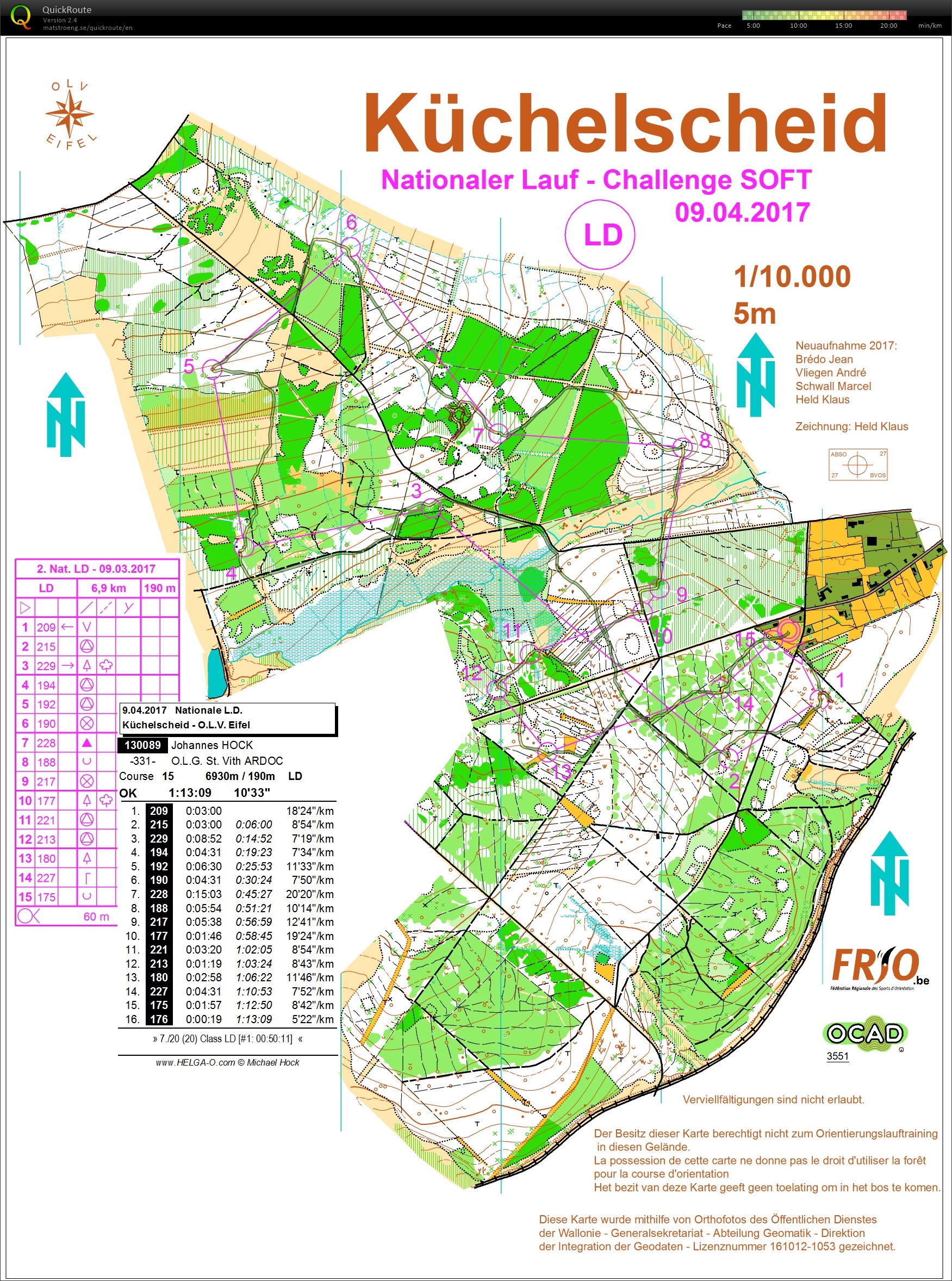 Nationaler Lauf - Challenge SOFT (09.04.2017)