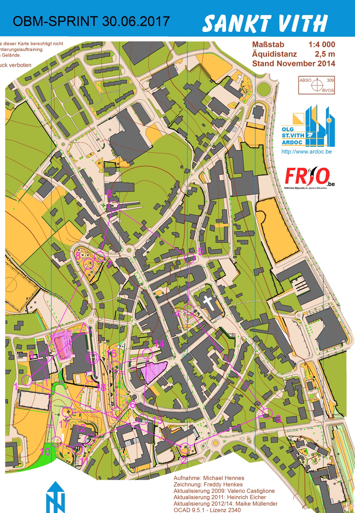 Ostbelgische Meisterschaft Sprint (30.06.2017)