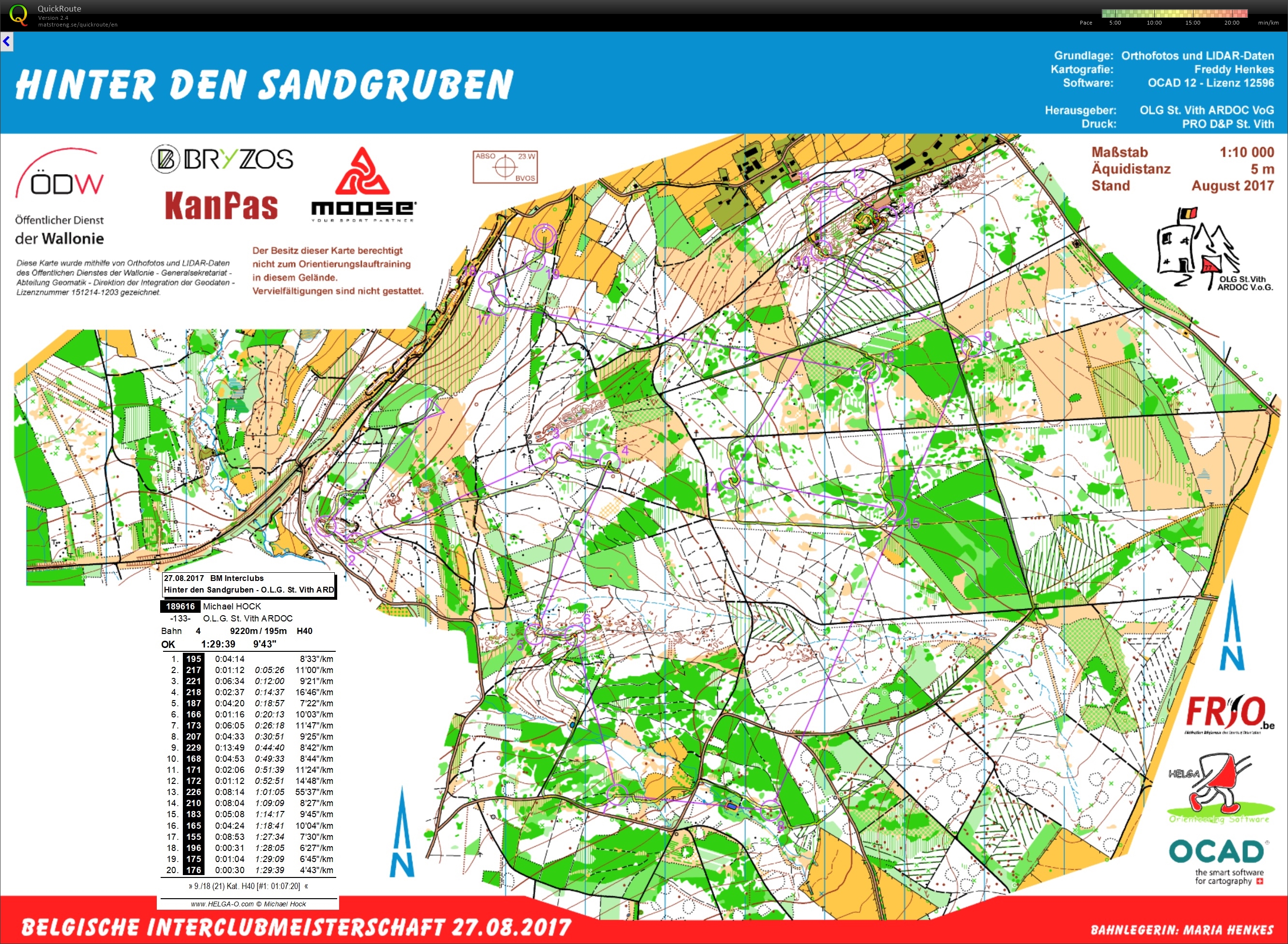Belgische Meisterschaft Interclubs (27.08.2017)