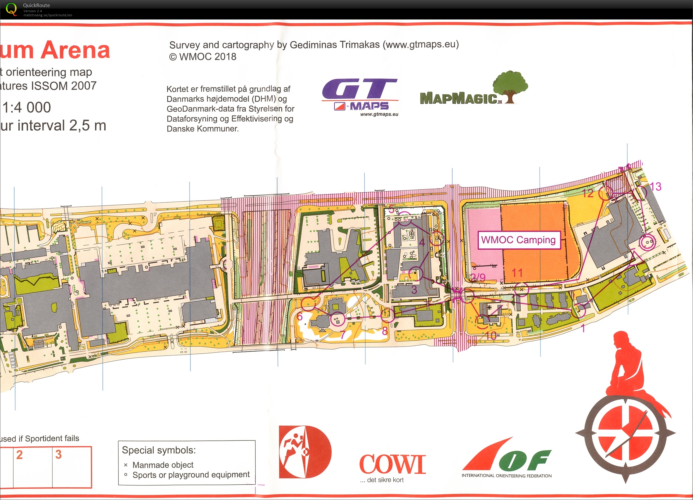 WMOC Sprint Model Event (06.07.2018)