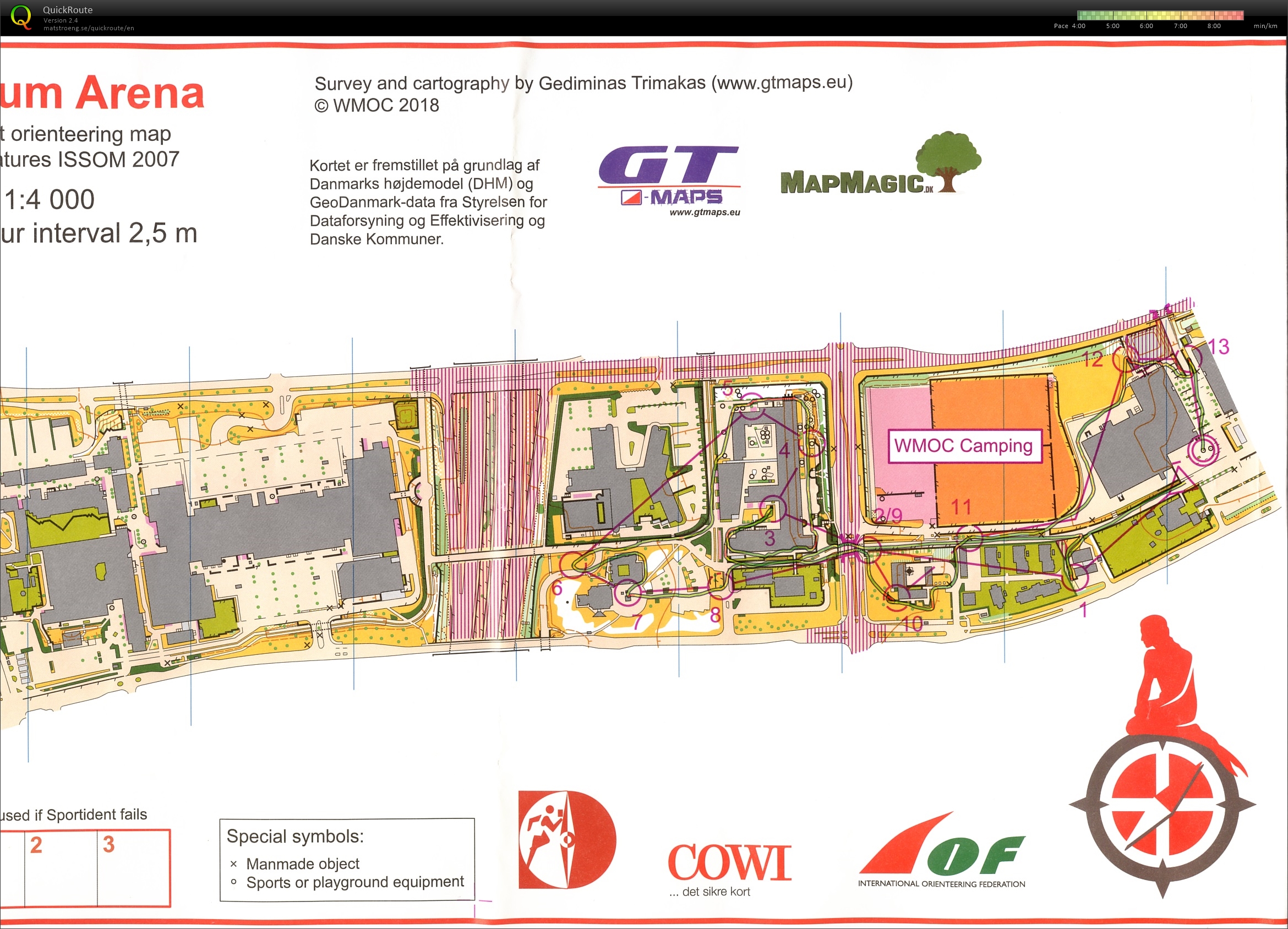 WMOC Sprint Model Event (06.07.2018)