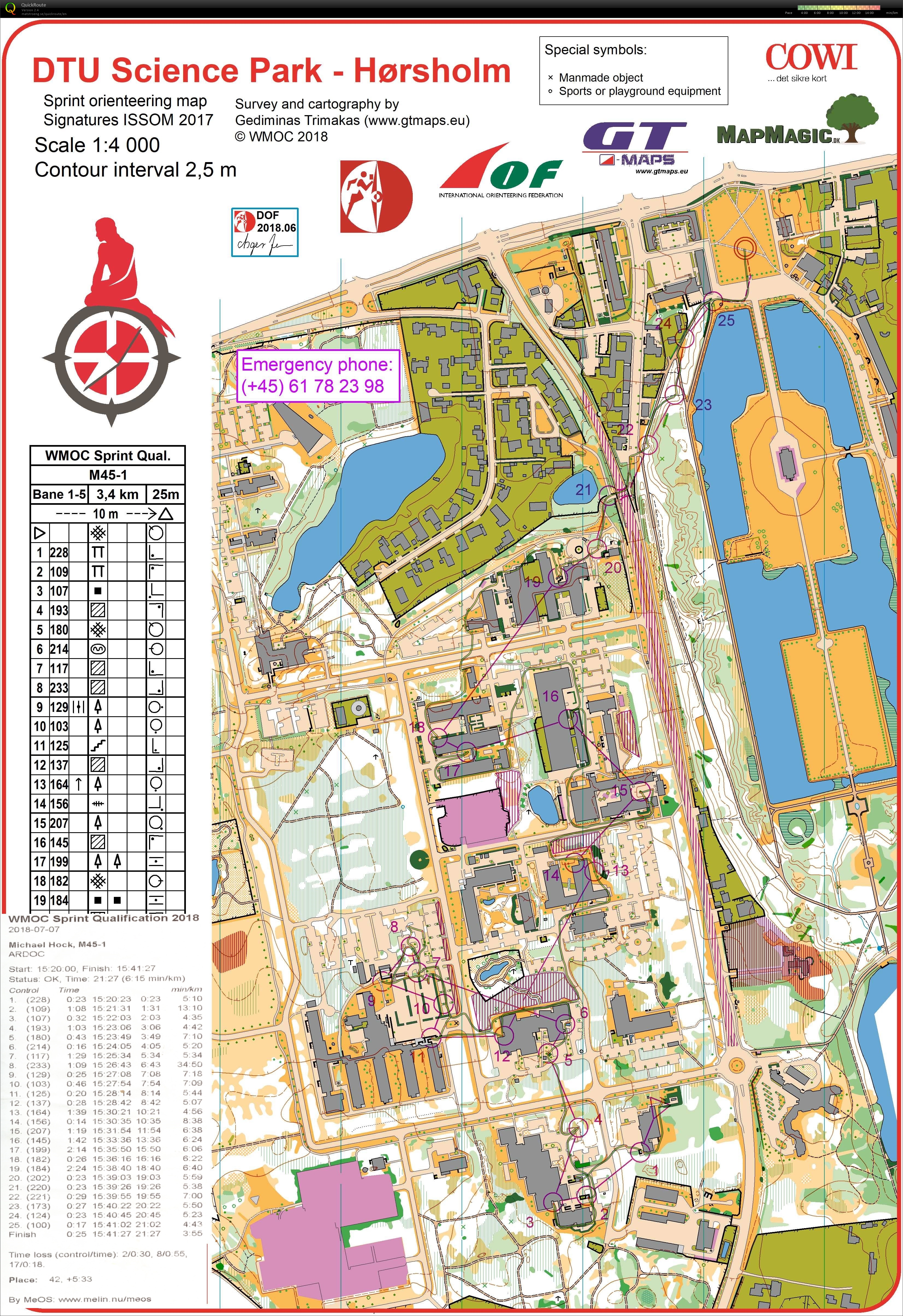 WMOC Sprint Qualifiation (2018-07-07)