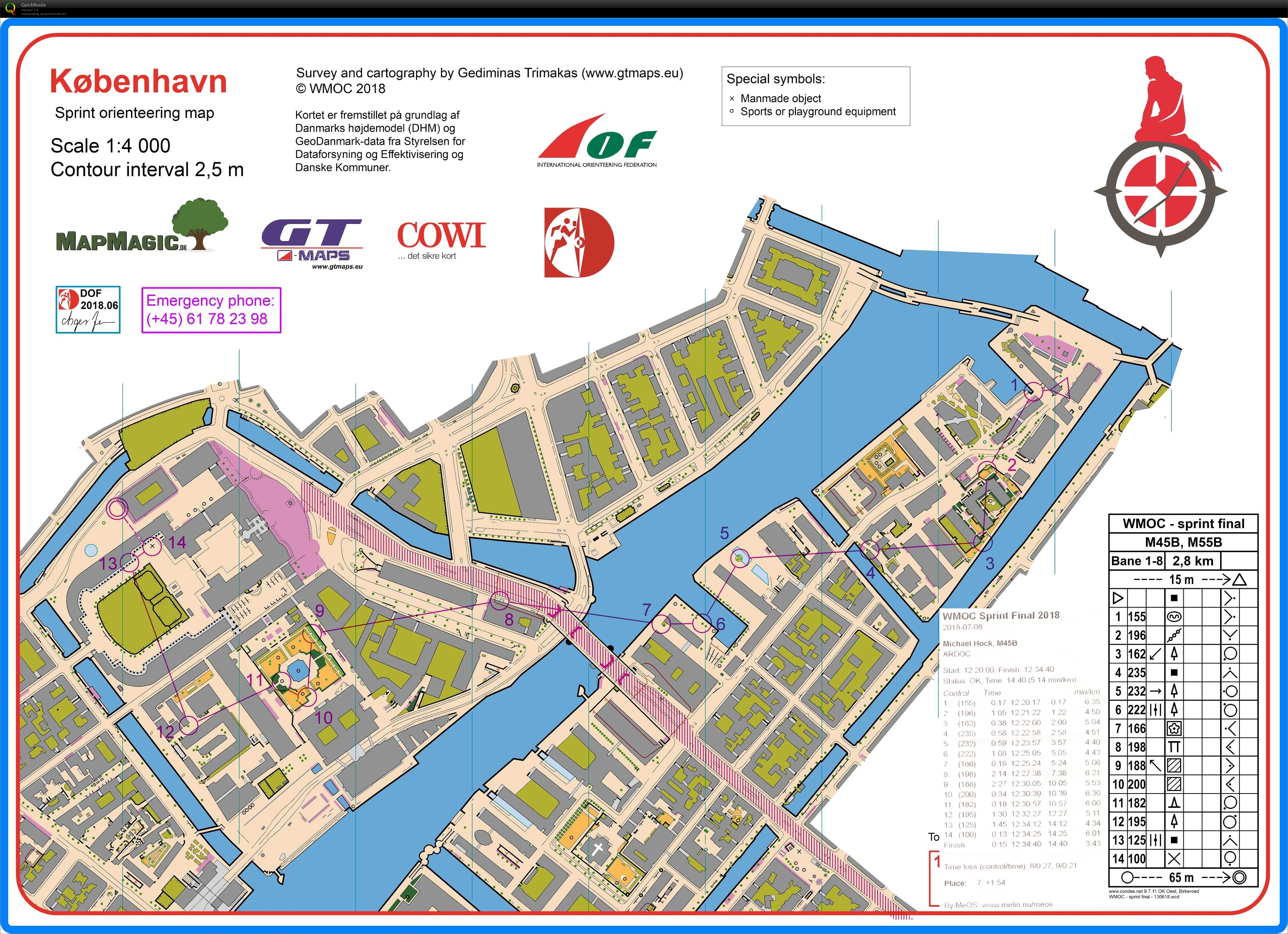 WMOC Sprint Finale B (08.07.2018)