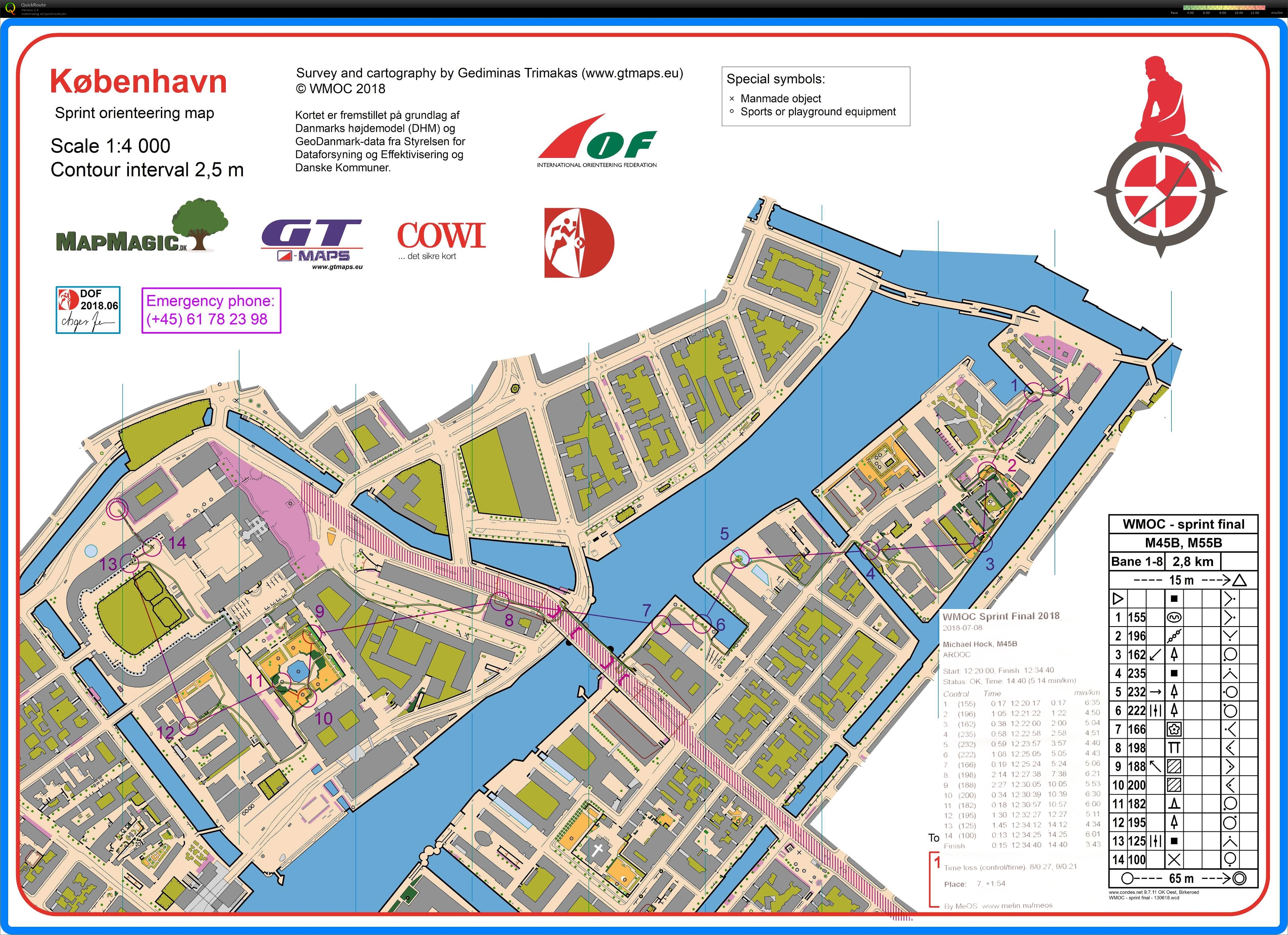 WMOC Sprint Finale B (08.07.2018)