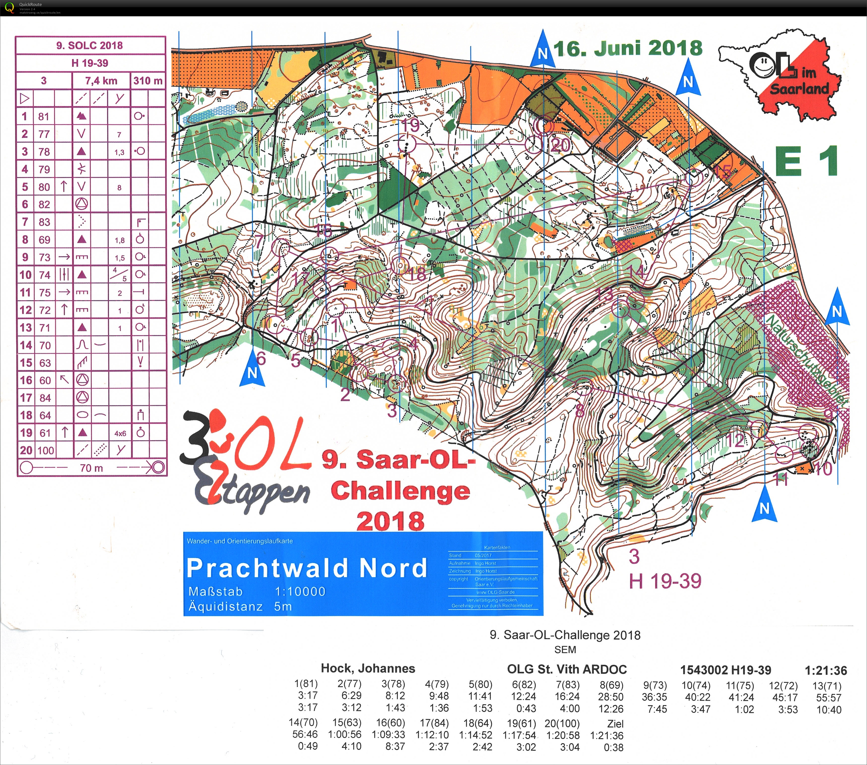 9, Saar-OL-Challenge 2018 (16.06.2018)