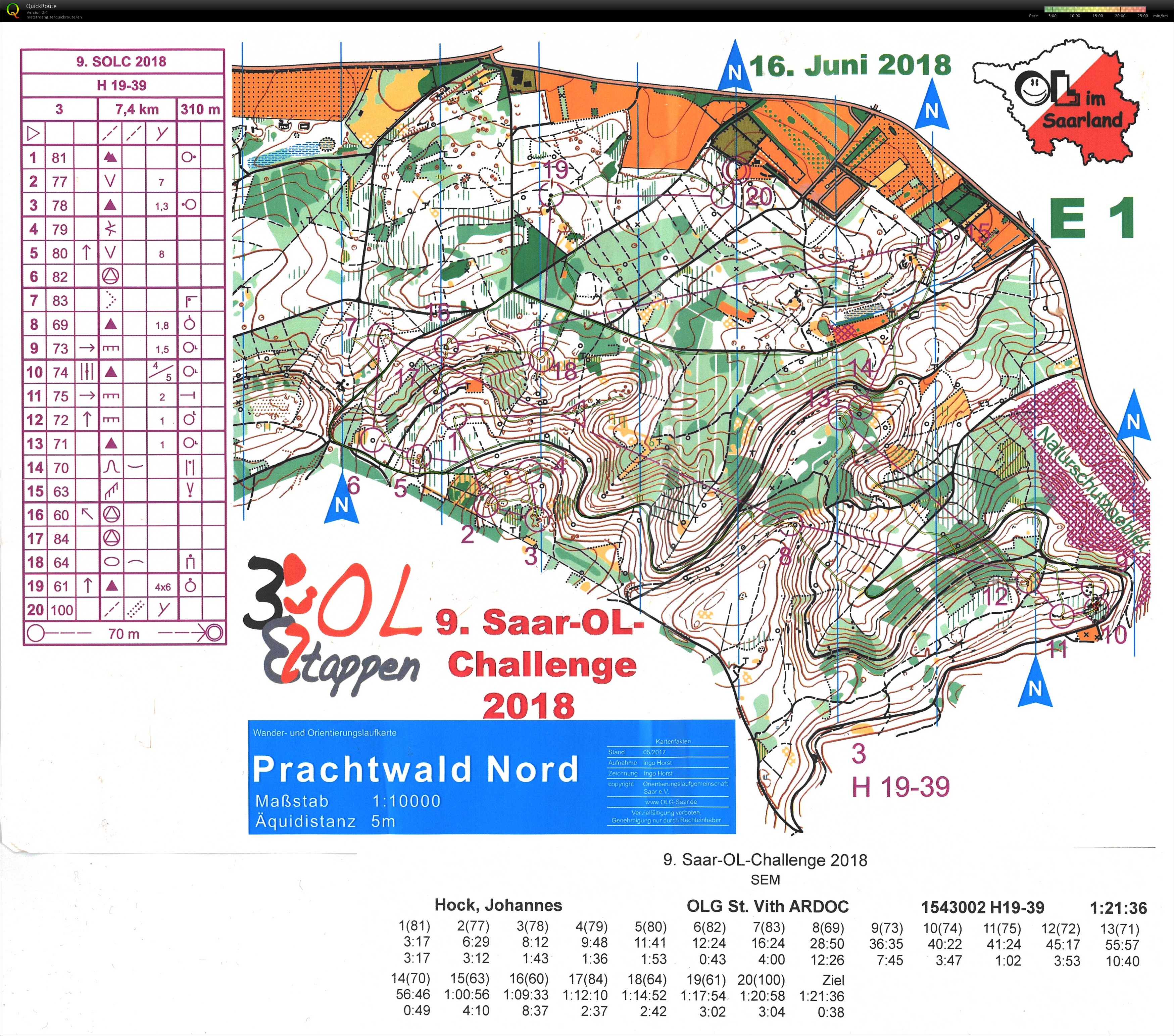 9, Saar-OL-Challenge 2018 (16.06.2018)