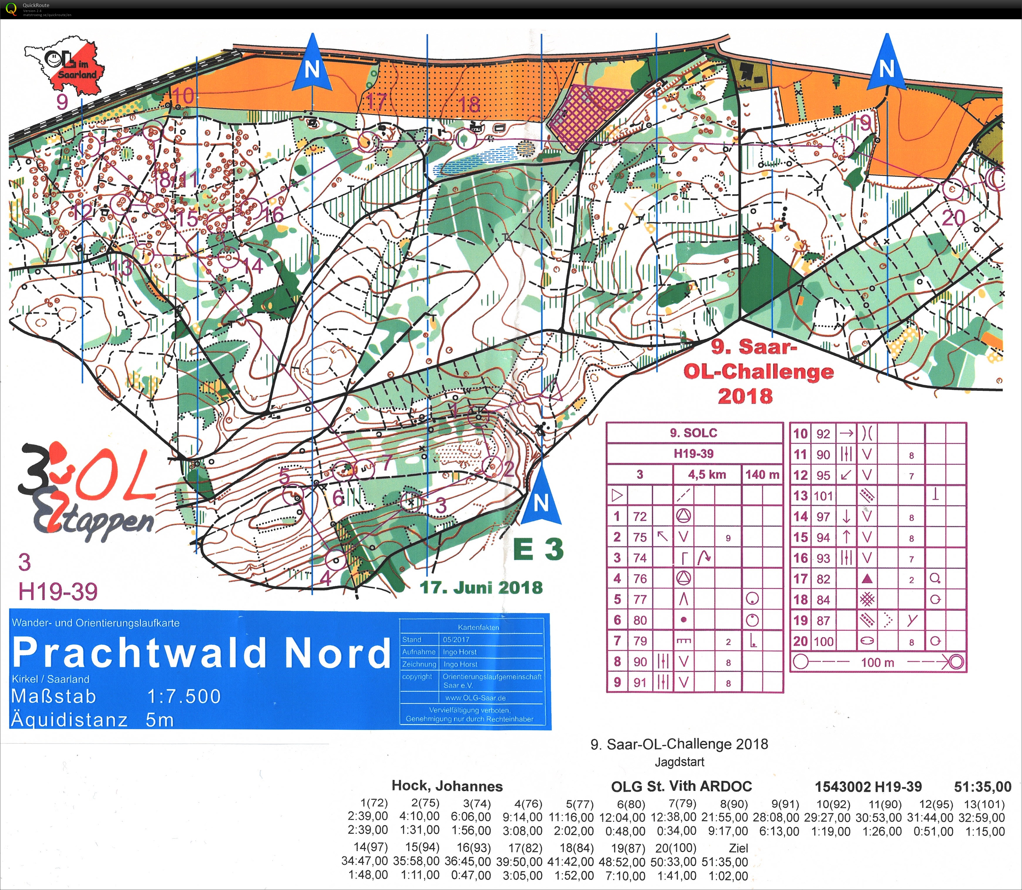 9. Saar-OL-Challenge 2018 (17.06.2018)