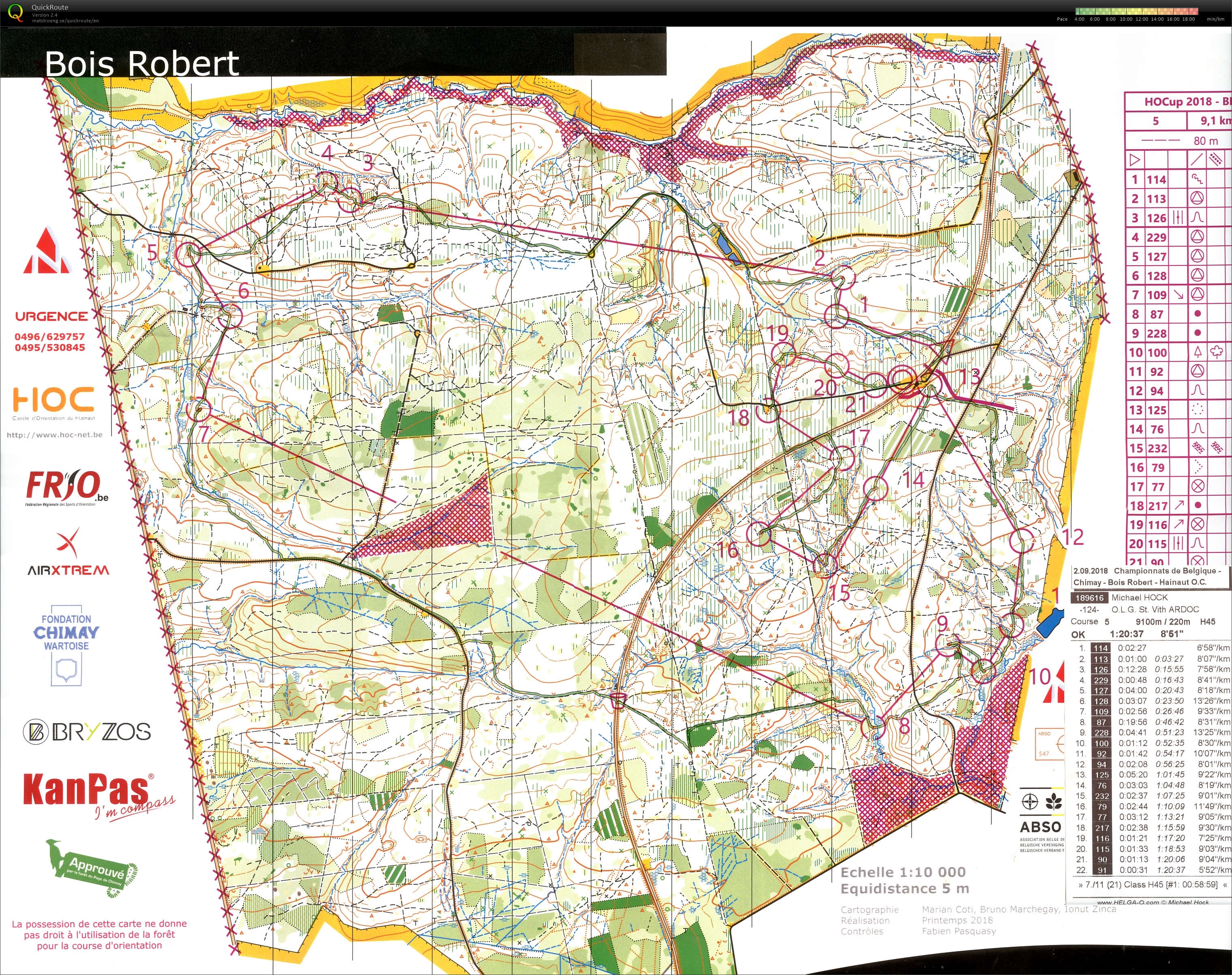 Chpt Belgique Longue Distance (02.09.2018)