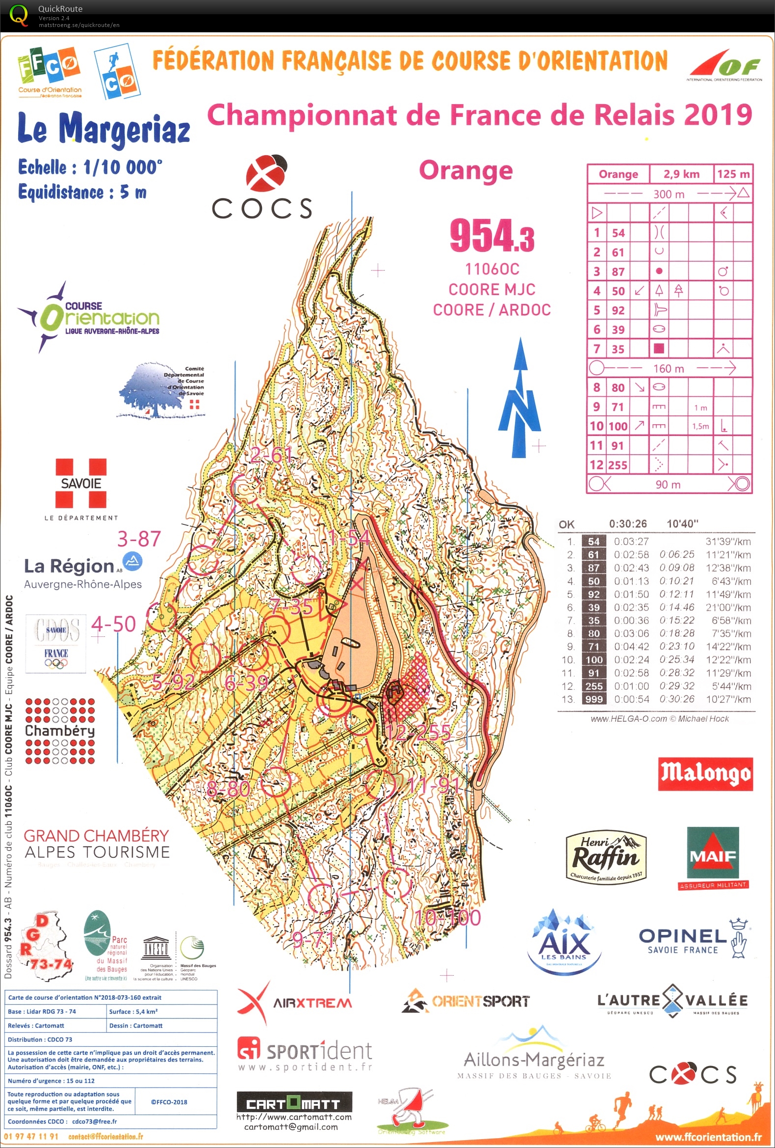Championnat de France de Relais 2019 (01.06.2019)