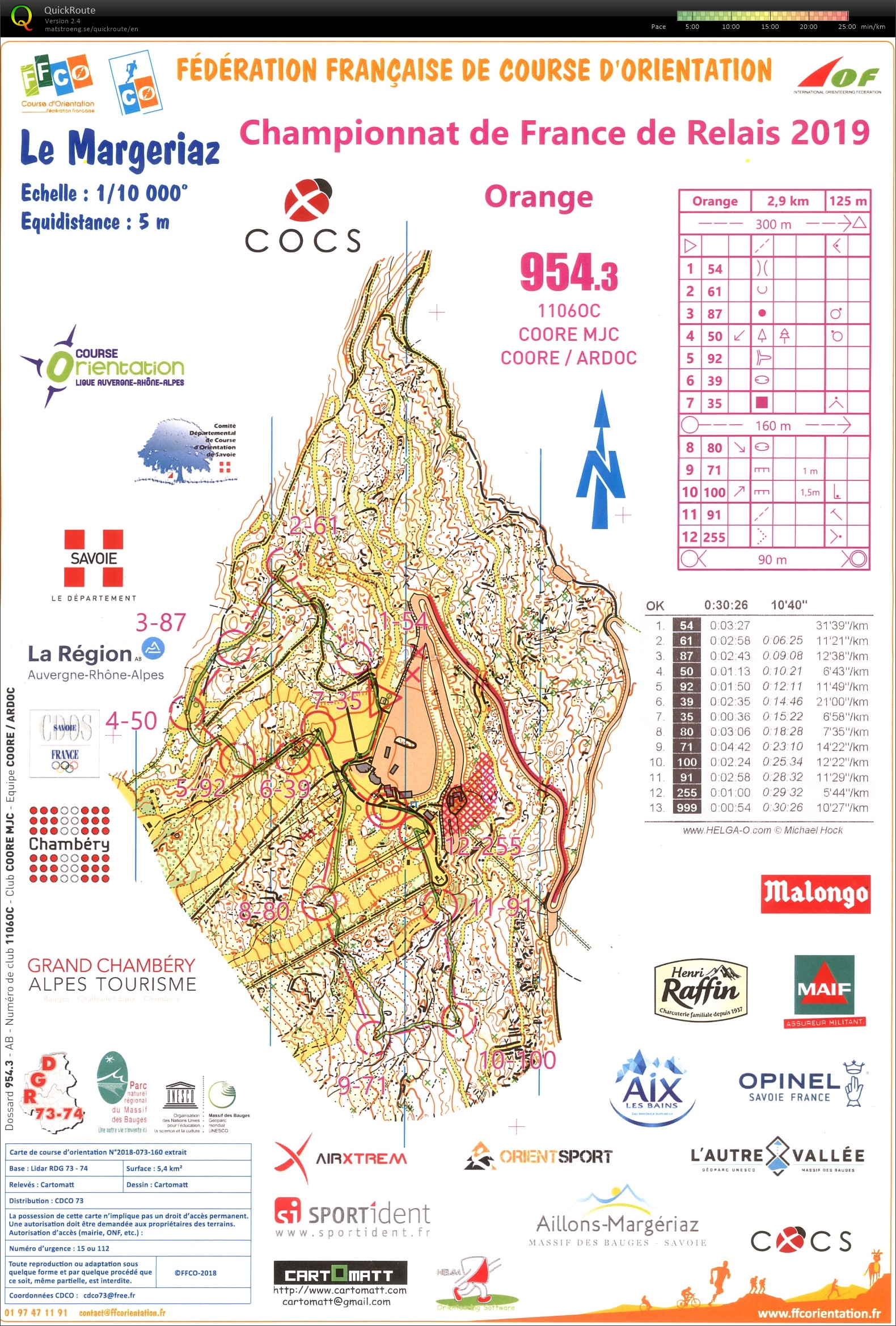 Championnat de France de Relais 2019 (01.06.2019)