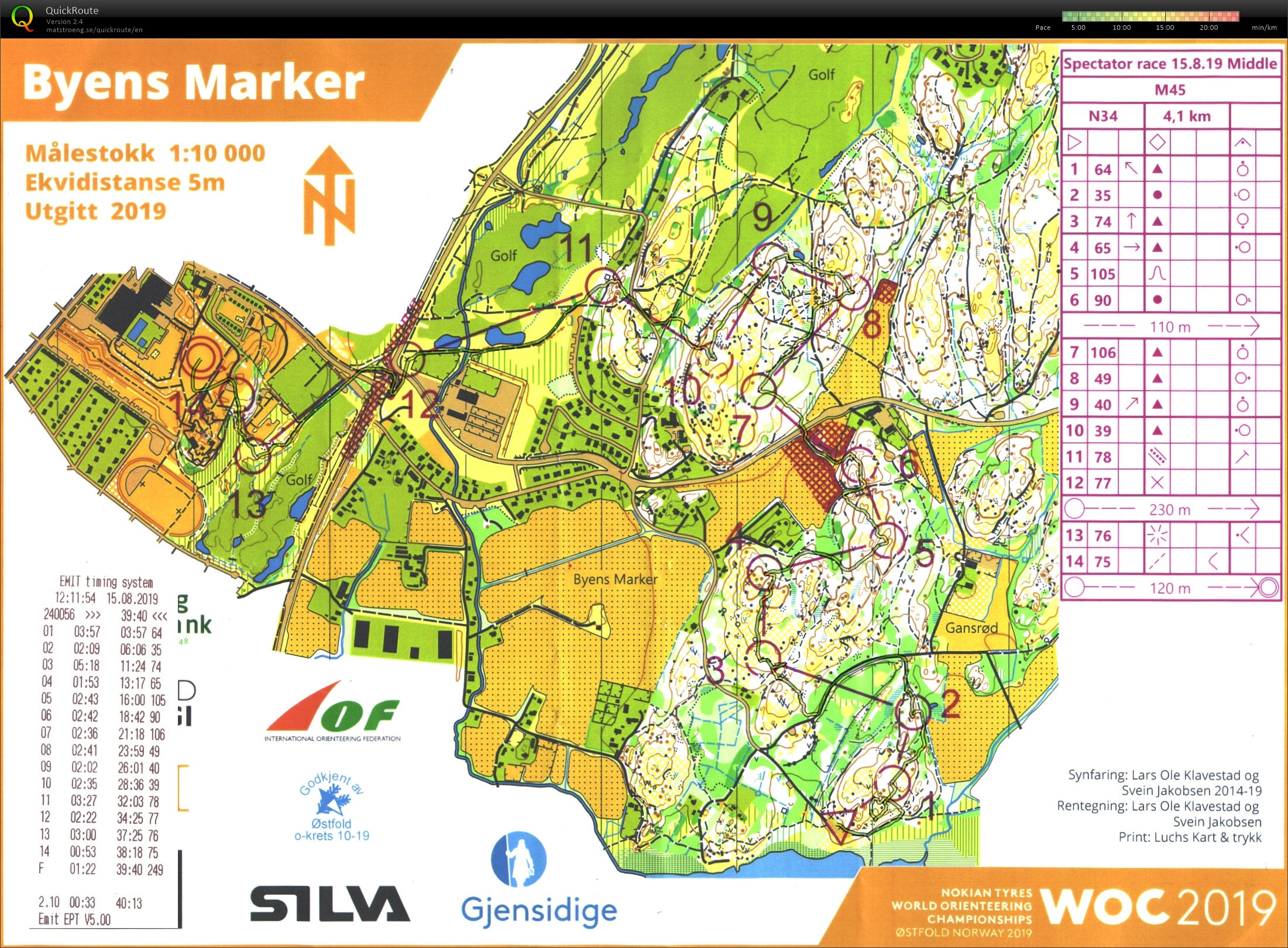 WOC 2019 Spectator race 4 (15.08.2019)