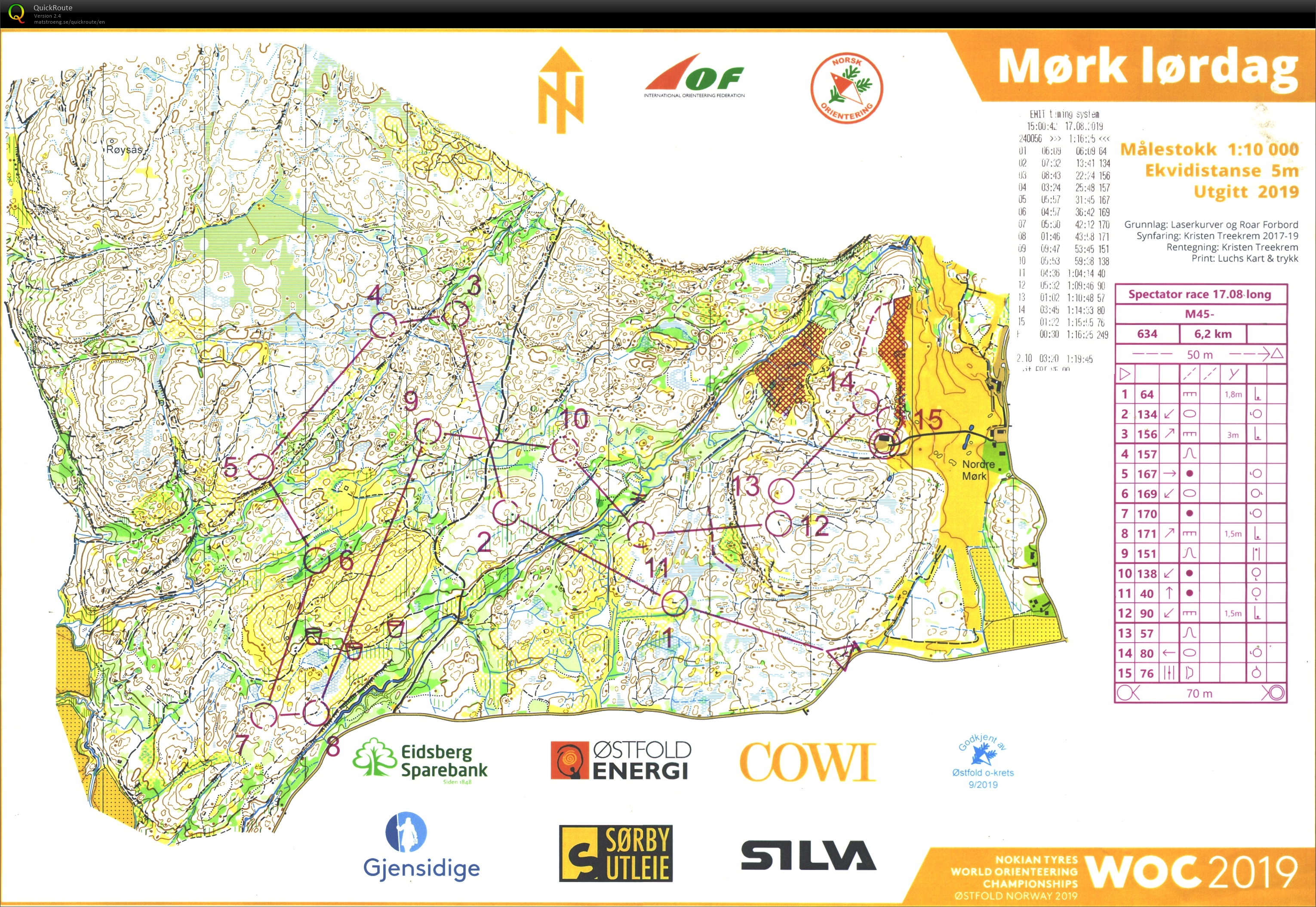 WOC 2019 Spectator race 6 (17.08.2019)