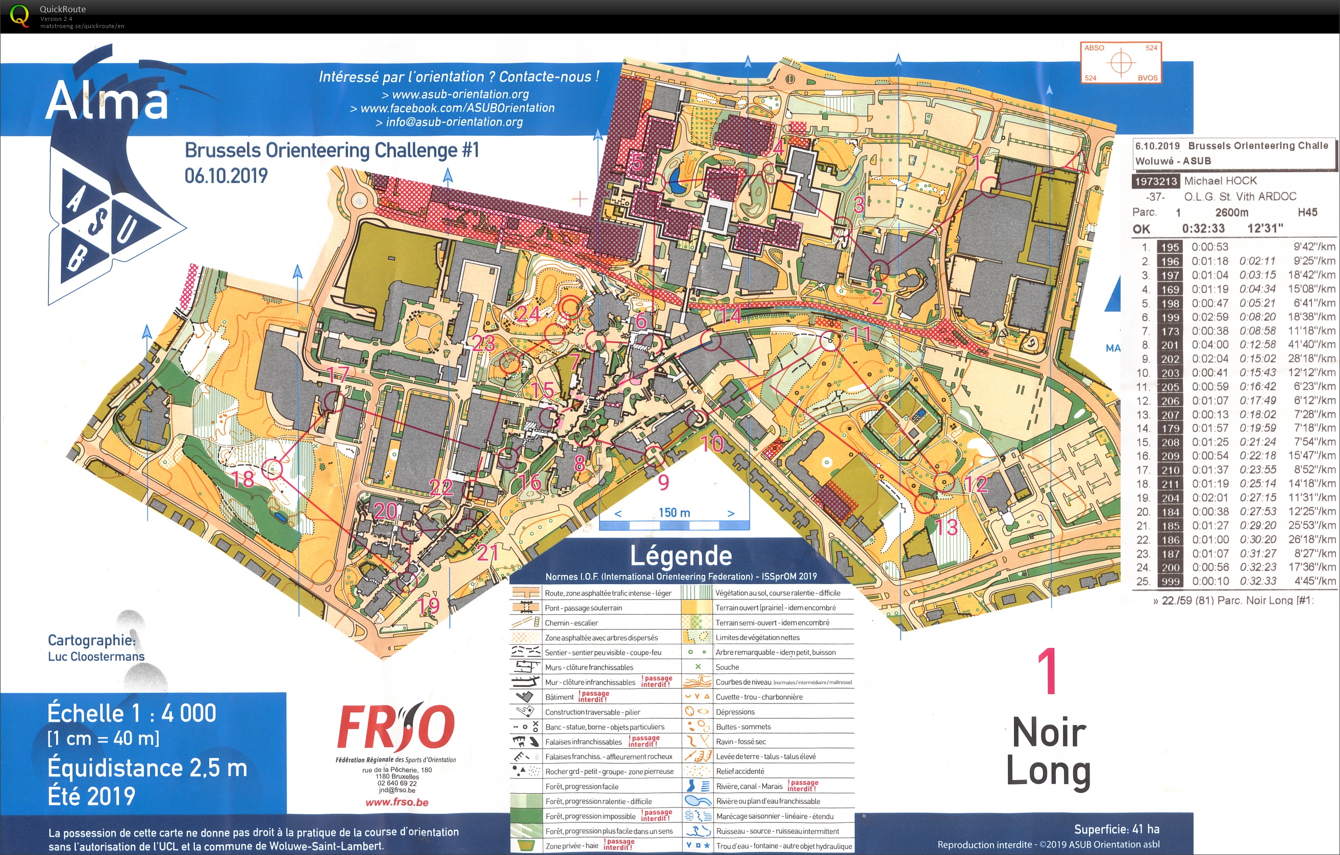Brussels Orienteering Challenge #1 (06.10.2019)