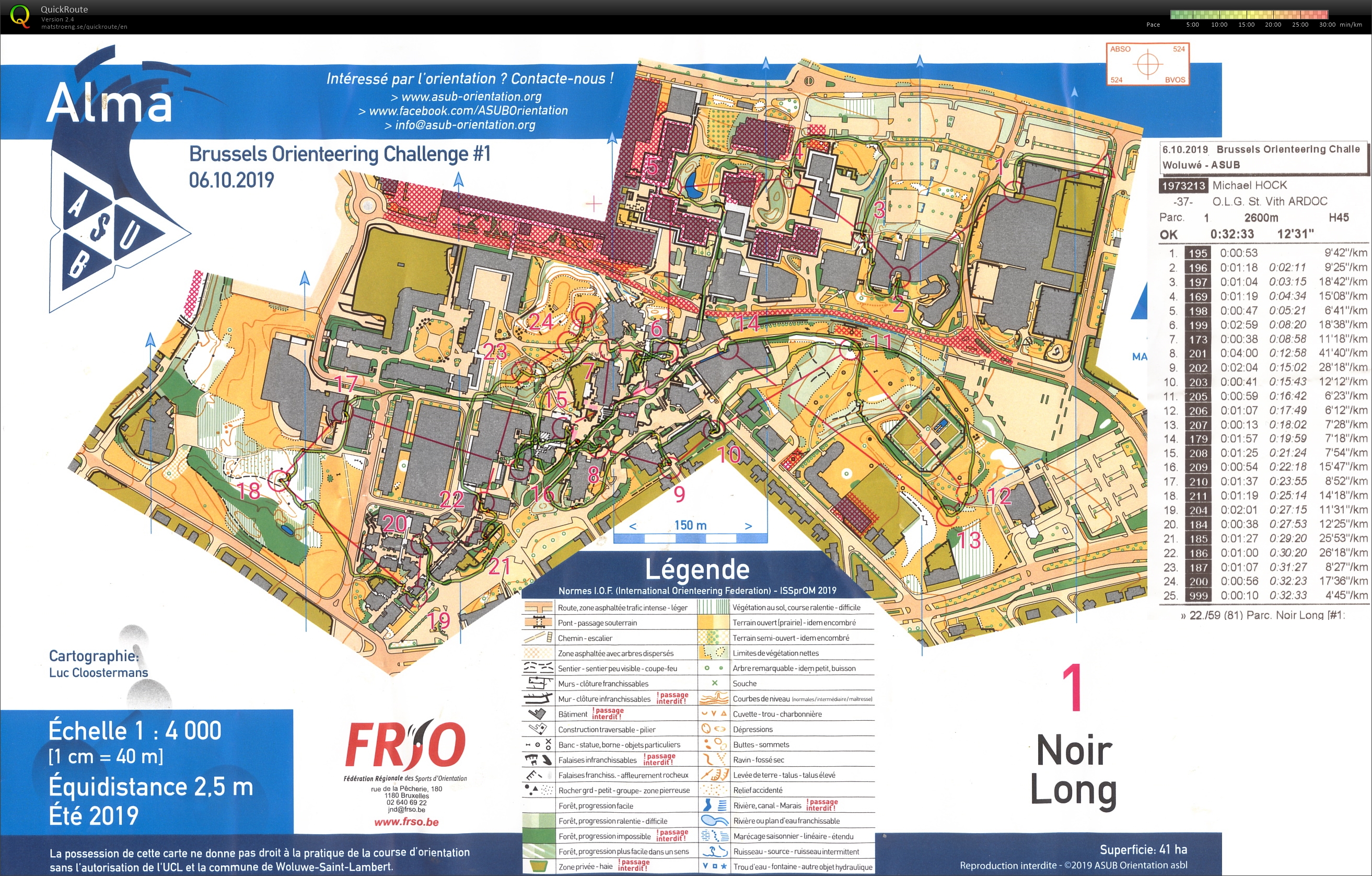 Brussels Orienteering Challenge #1 (06.10.2019)