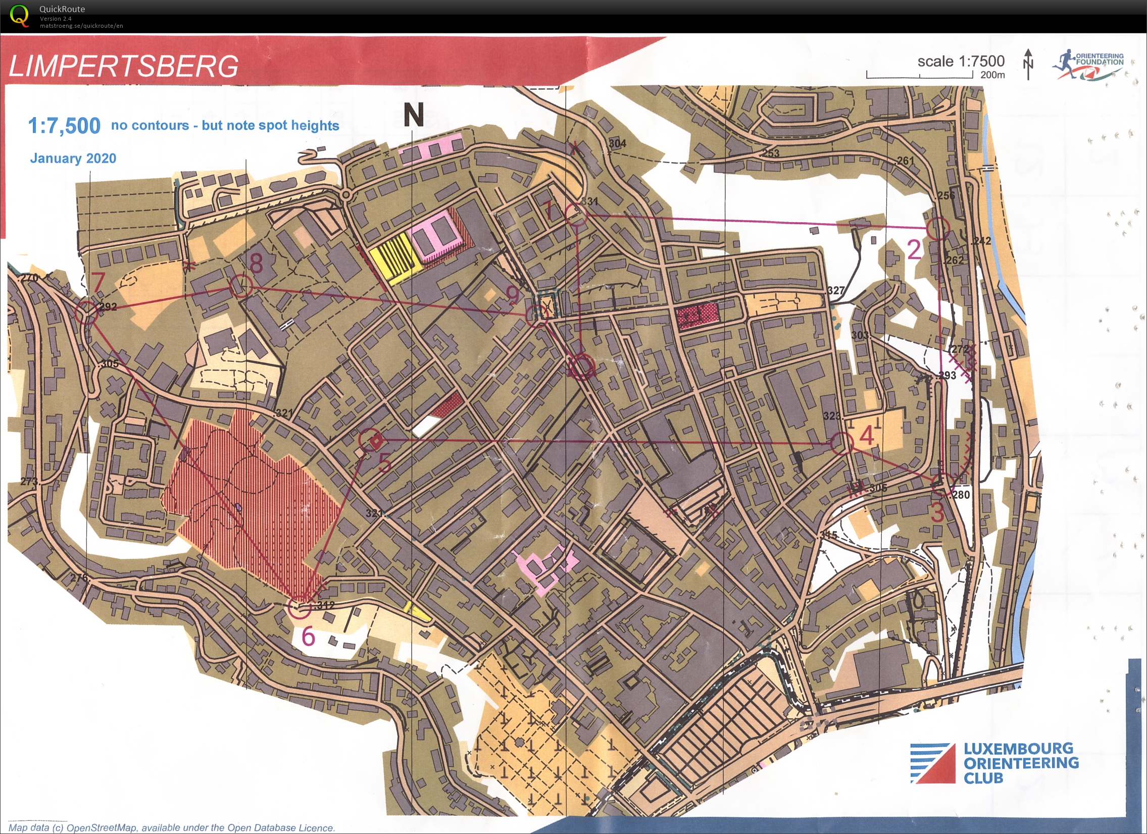 Luxembourg Night Orienteering League #2 (15/01/2020)
