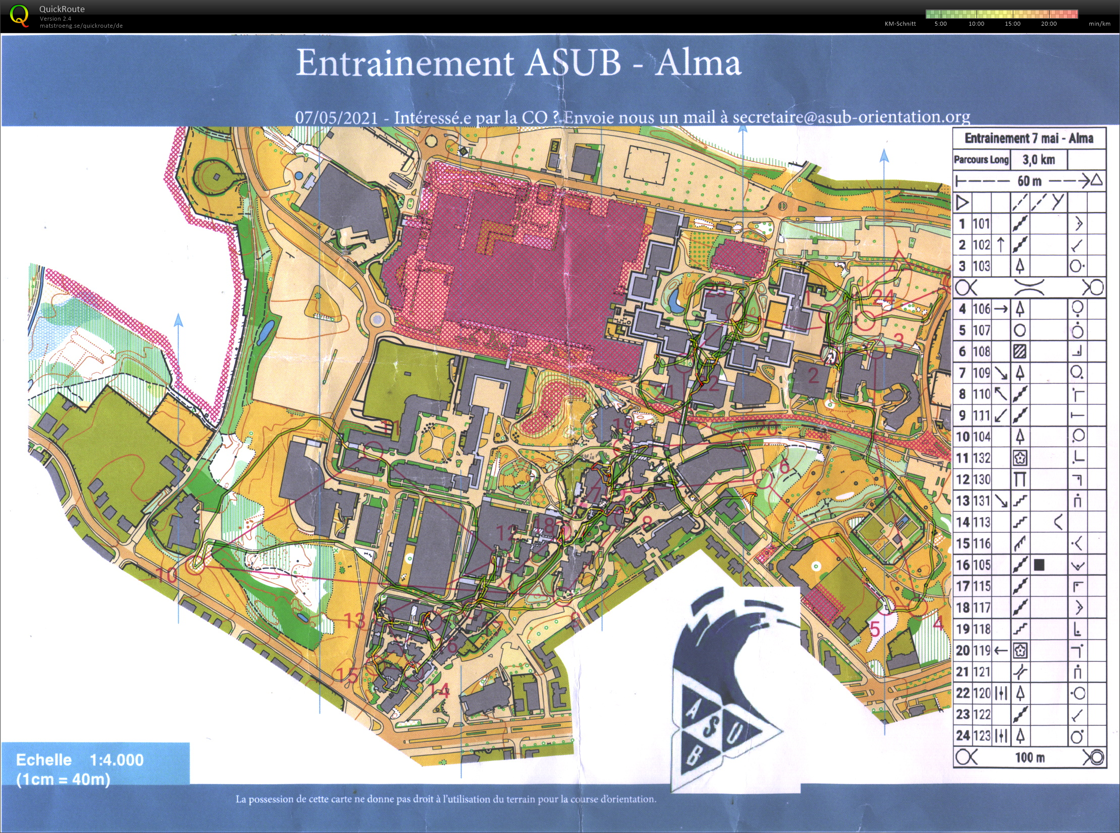 Entrainement ASUB - Alma (07.05.2021)