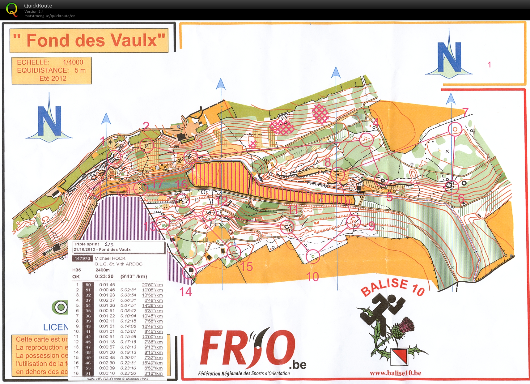 Triple Sprint (21.10.2012)