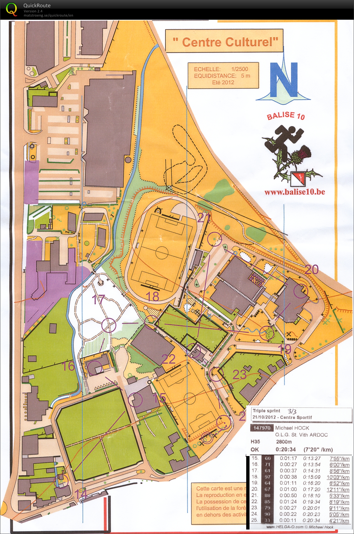 Triple Sprint (21.10.2012)
